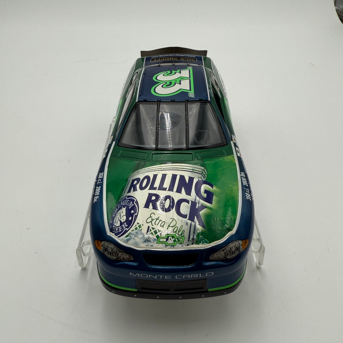 Action Racing 2002 Rolling Rock Light John Kamarinski #33 1:24 Monte Carlo Stock Car - Limited Edition