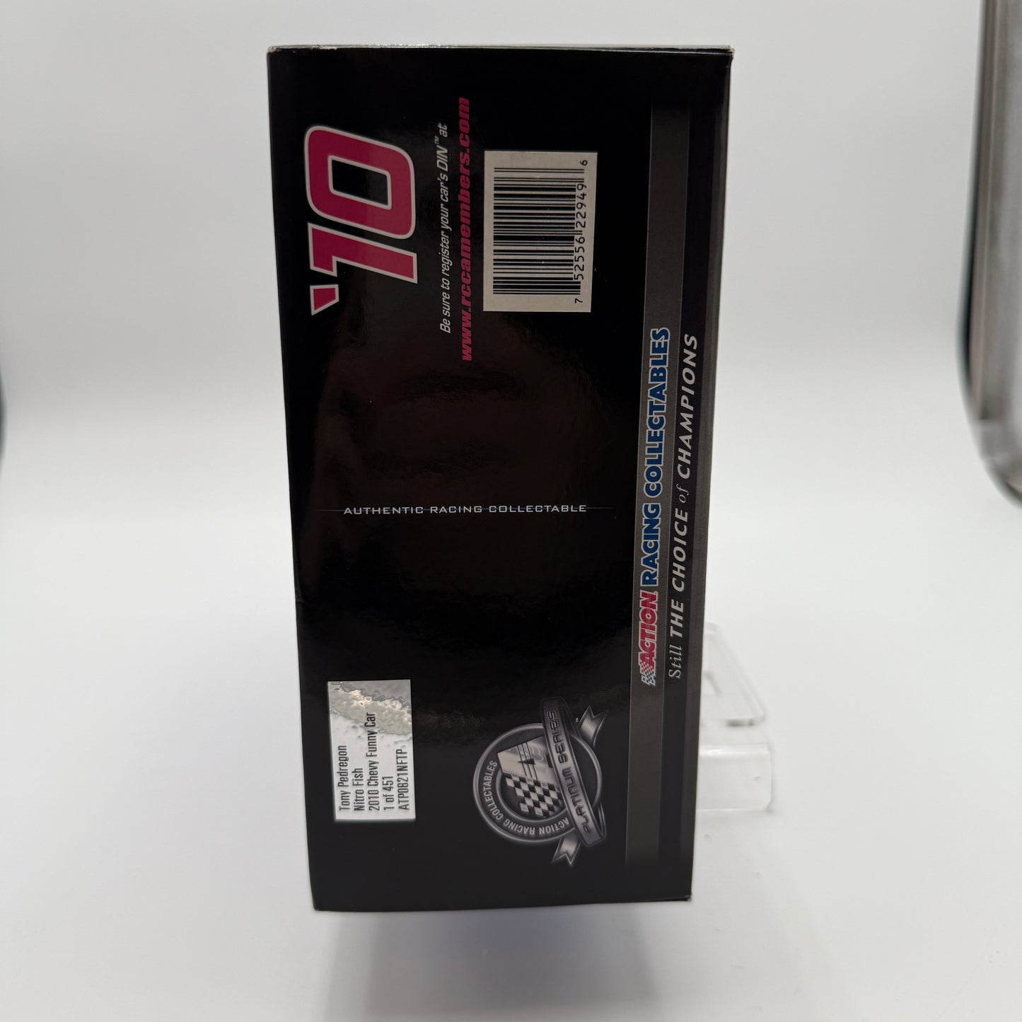 Action Racing Rare Nitro Fish Tony Pendregon 2010 Chevy Funny Car 1 of 451 1/24 Diecast