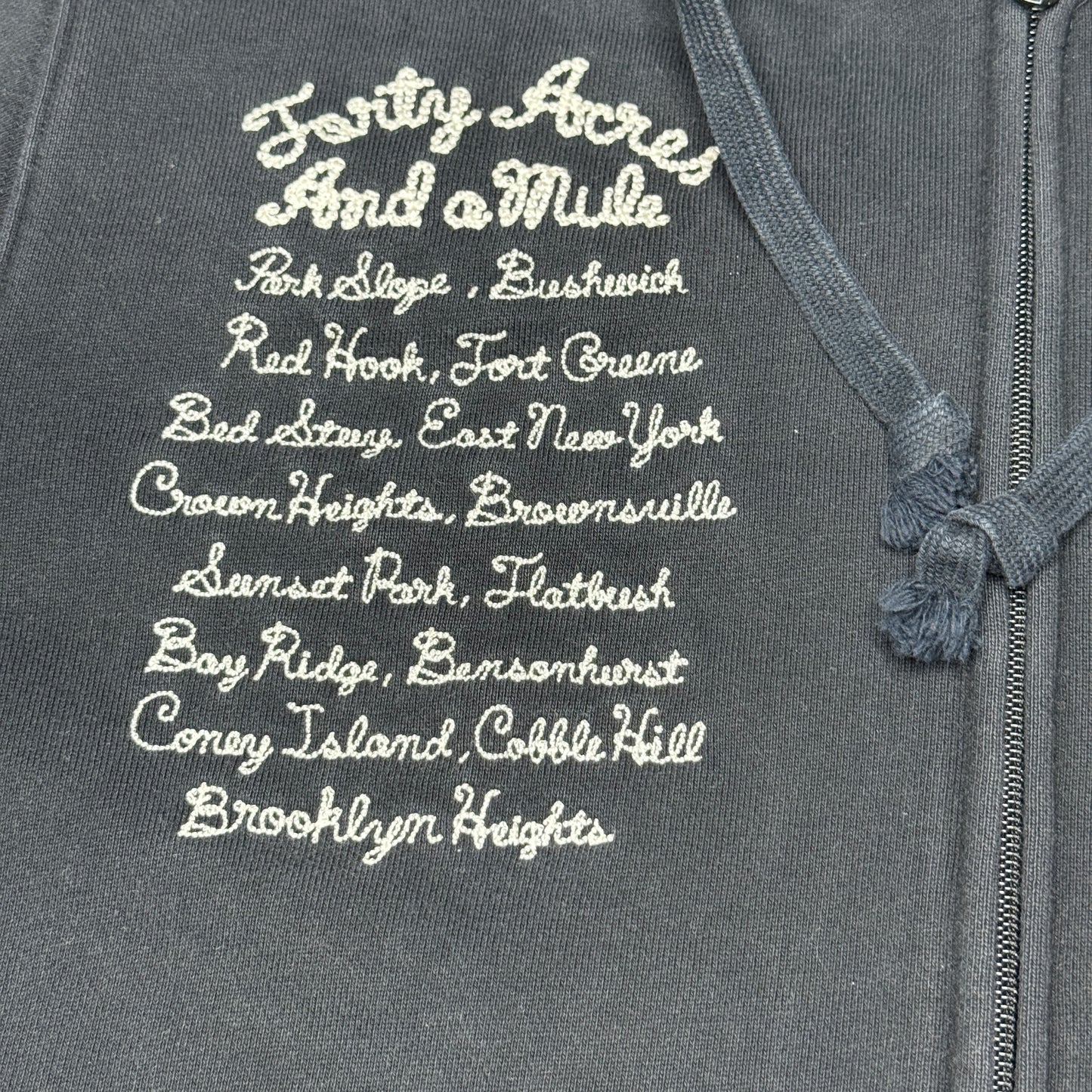 Rare Vintage Ecko Spike Lee 40 Acres & A Mule Zip Up Hoodie sz Large