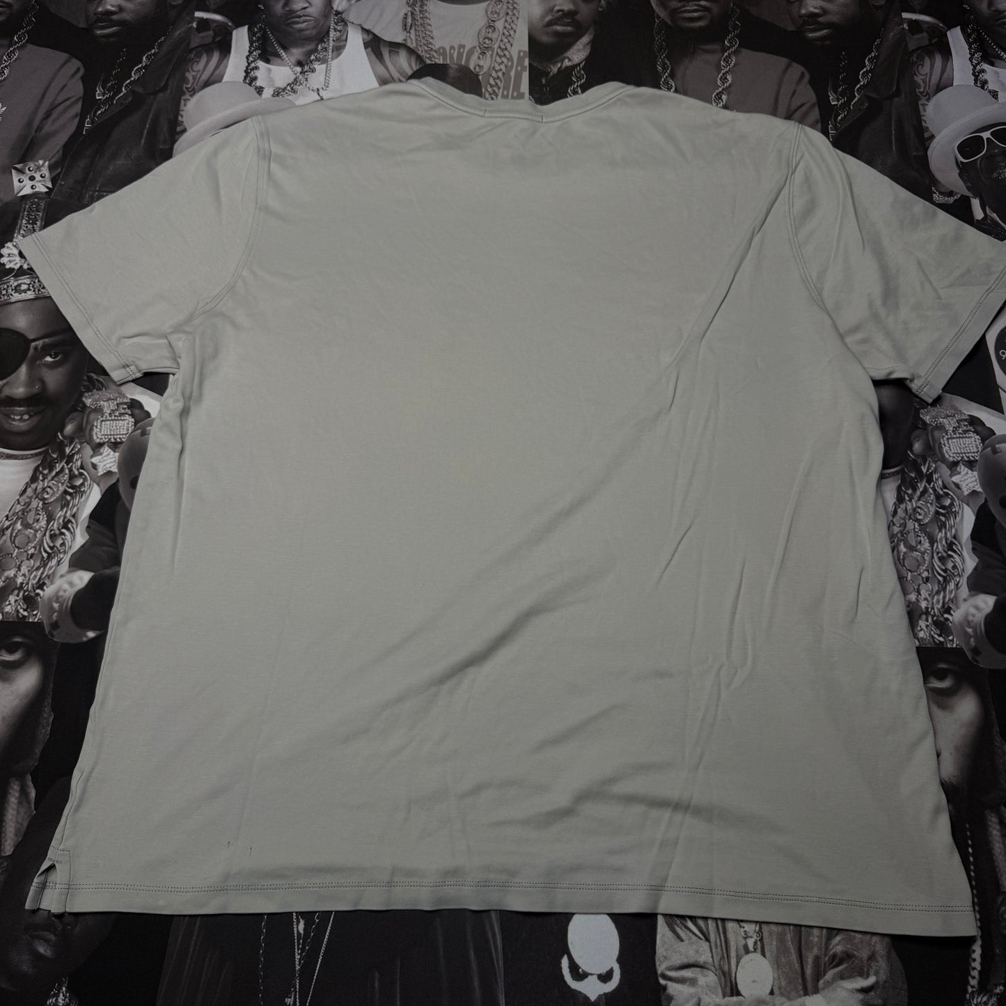 Robert Barakett T Short Sleeve Crew Neck Tee Shirt Gray Sz XXL Soft Pima Cotton