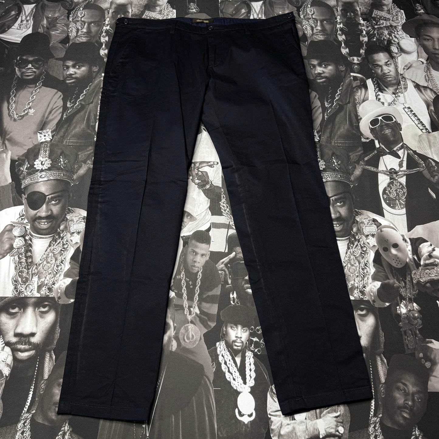 Roberto Cavalli Navy Pants Size 40