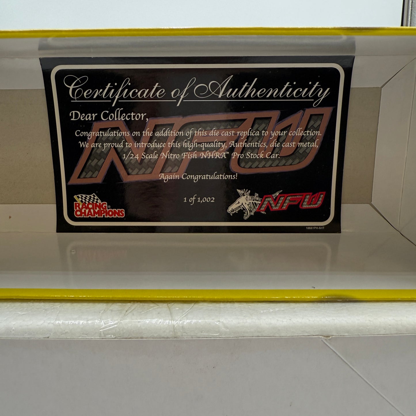 SIGNED 2X Kenny Koretsky Nitro Fish 2005 Dodge Stratus 1:24 Diecast - Action Racing