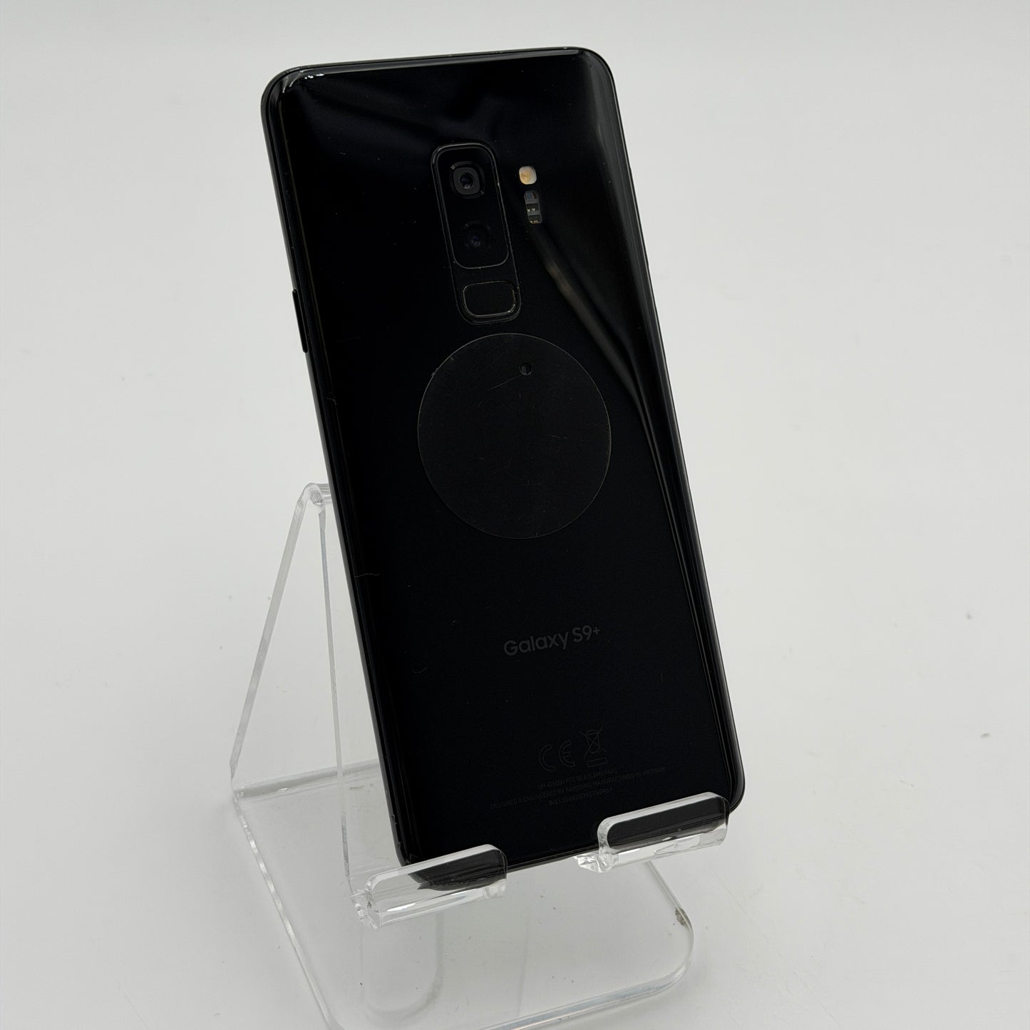 Samsung Galaxy S9+ 64GB Sprint Black Cell Phone Used Cracked Screen