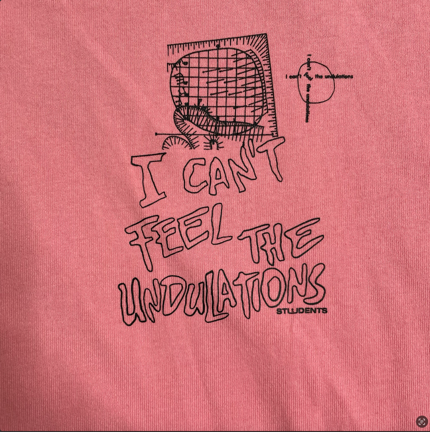 Students Undulations L/S T-shirt Salmon