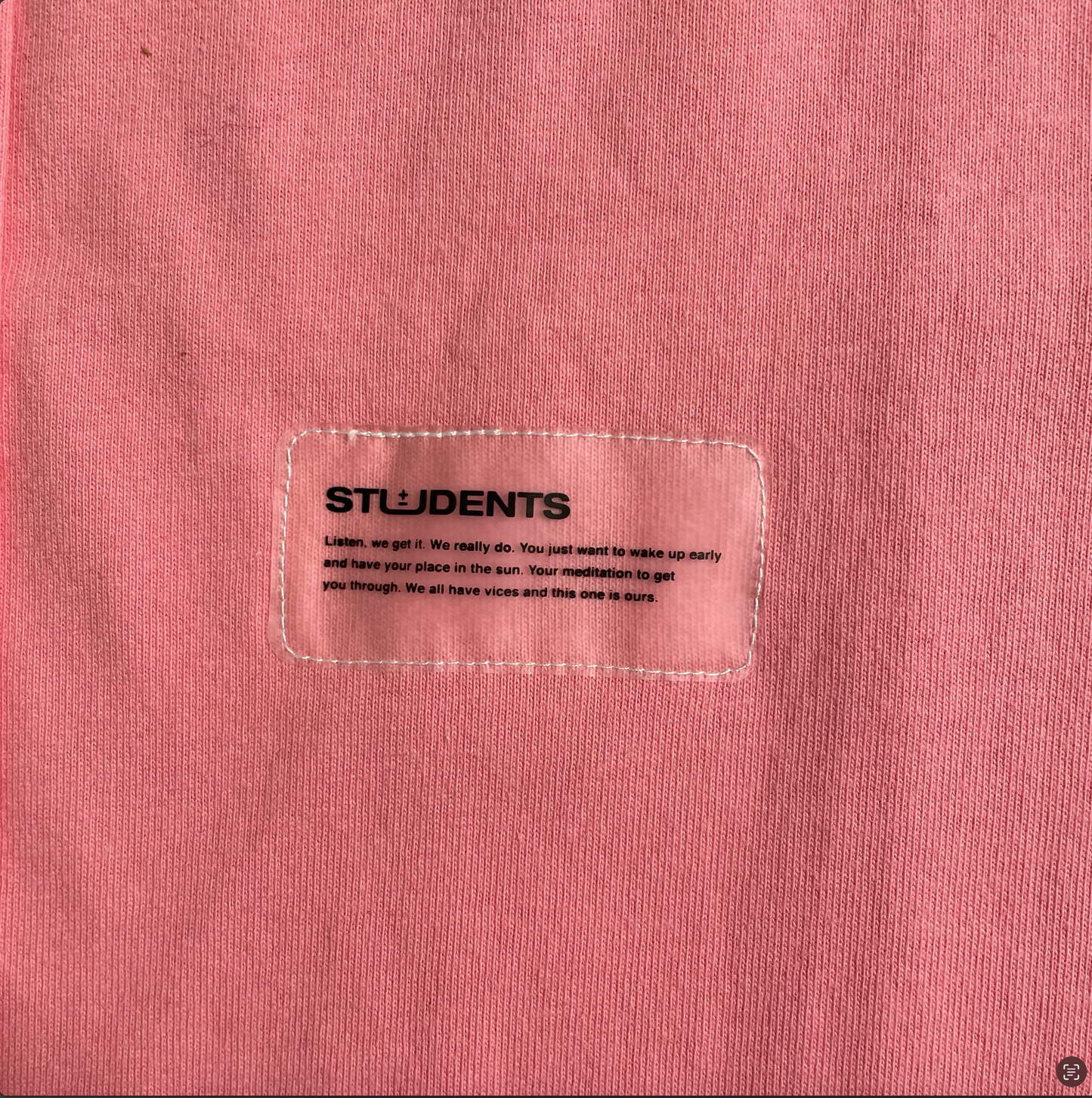 Students Undulations L/S T-shirt Salmon
