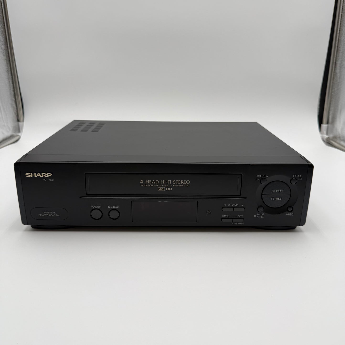Sharp VC-H972 VCR Player Black, Excellent Condition, Tested and Working