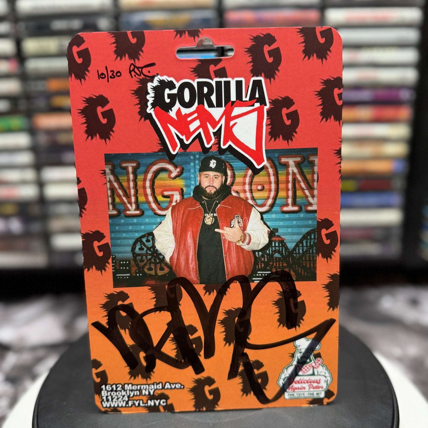 Signed Gorilla NEMS Action Figure by Delicious Again Peter