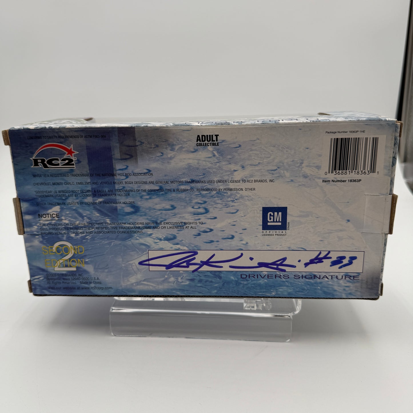 Action Racing Signed Rare Rolling Rock Light John Kamarinski #33 1 of 1,033 Monte Carlo Stock Car Collectible