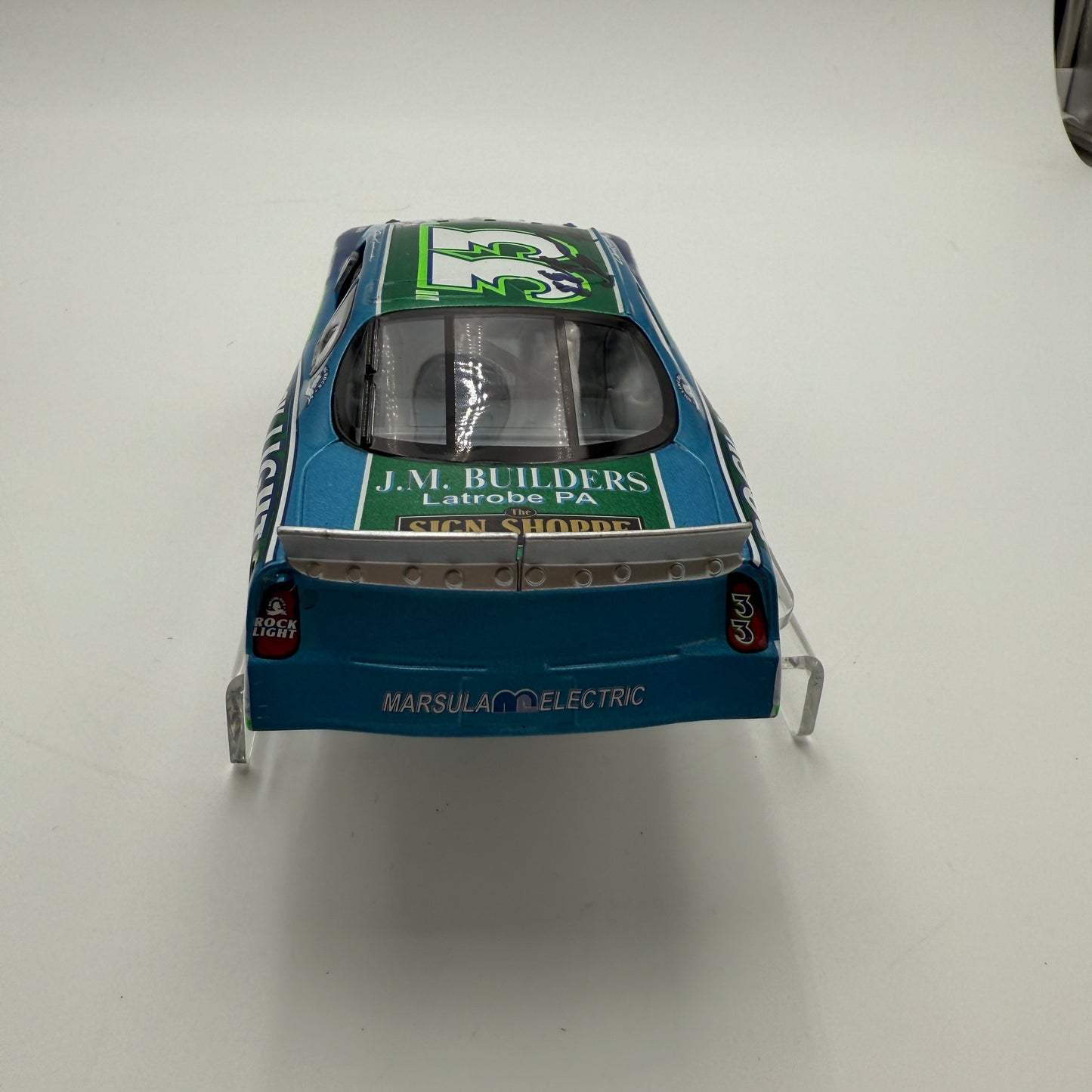 Action Racing Signed Rare Rolling Rock Light John Kamarinski #33 1 of 1,033 Monte Carlo Stock Car Collectible