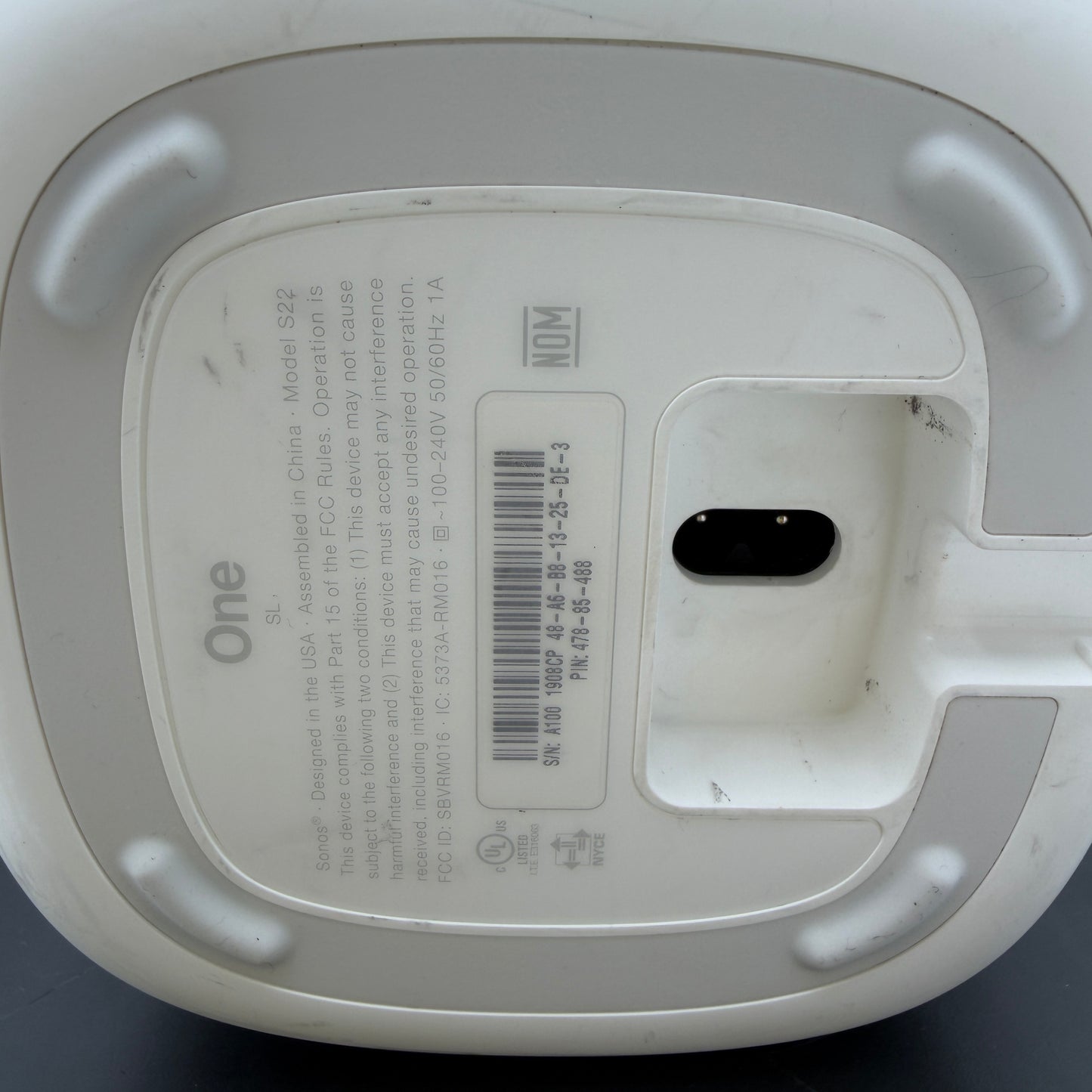 Sonos One SL 2019 White Speaker Used With Box