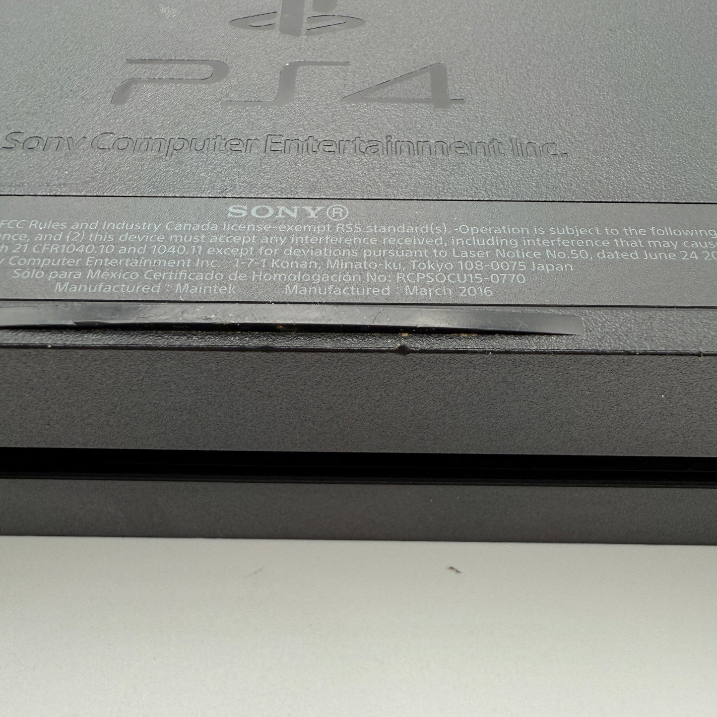 Sony Playstation 4 CUH-1215A 512GB Black Video Game System READ