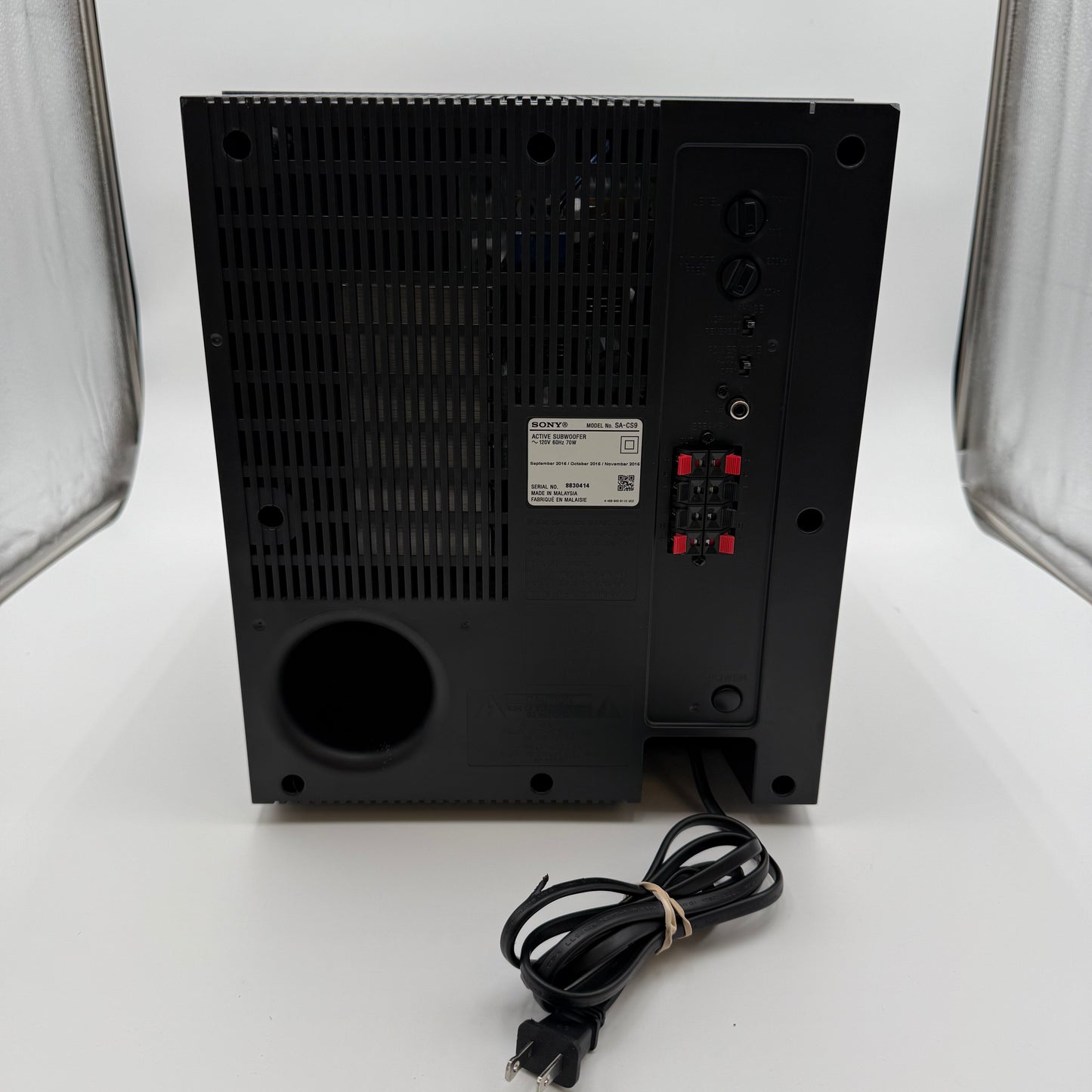 Sony SA-CS9 Black Speaker - Used, Fully Functional, Free Shipping
