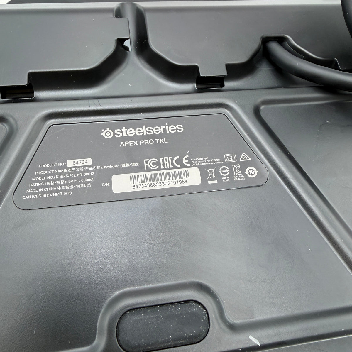 SteelSeries Apex Pro TKL Mechanical Gaming Keyboard - Black