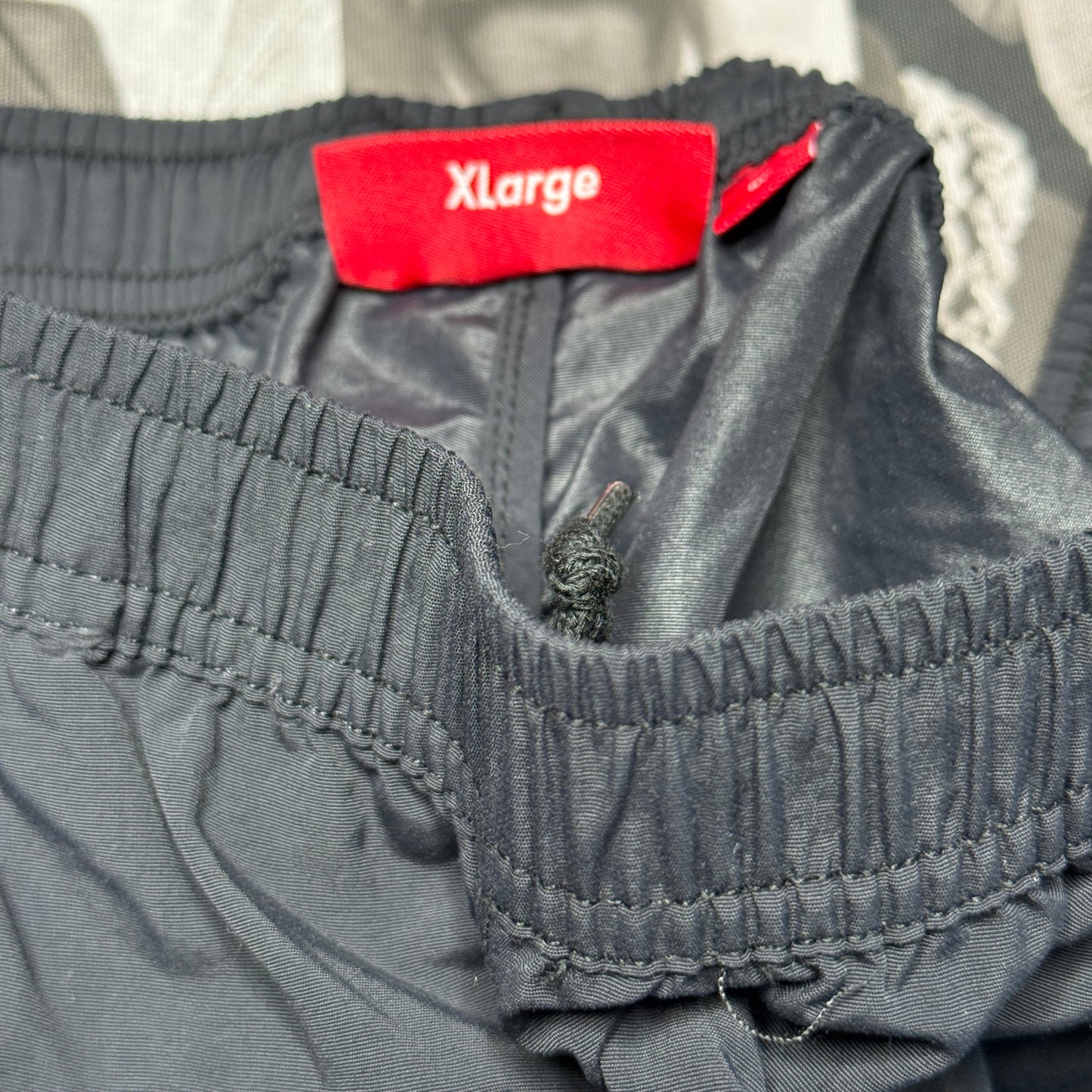 Supreme Full Zip Baggy Warm Up Pant Nylon Black sz XL
