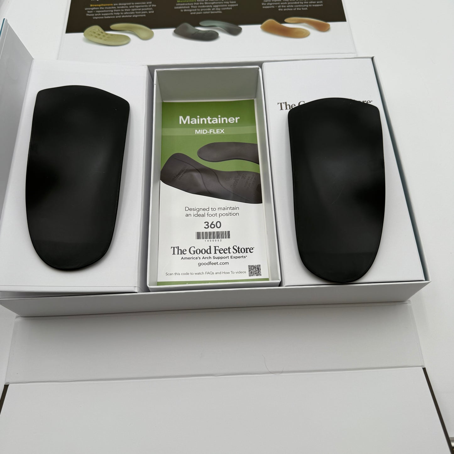The Good Feet Store 3 Step System-Complete Set Strengthener W460 Maintainer 360 Relaxer 39