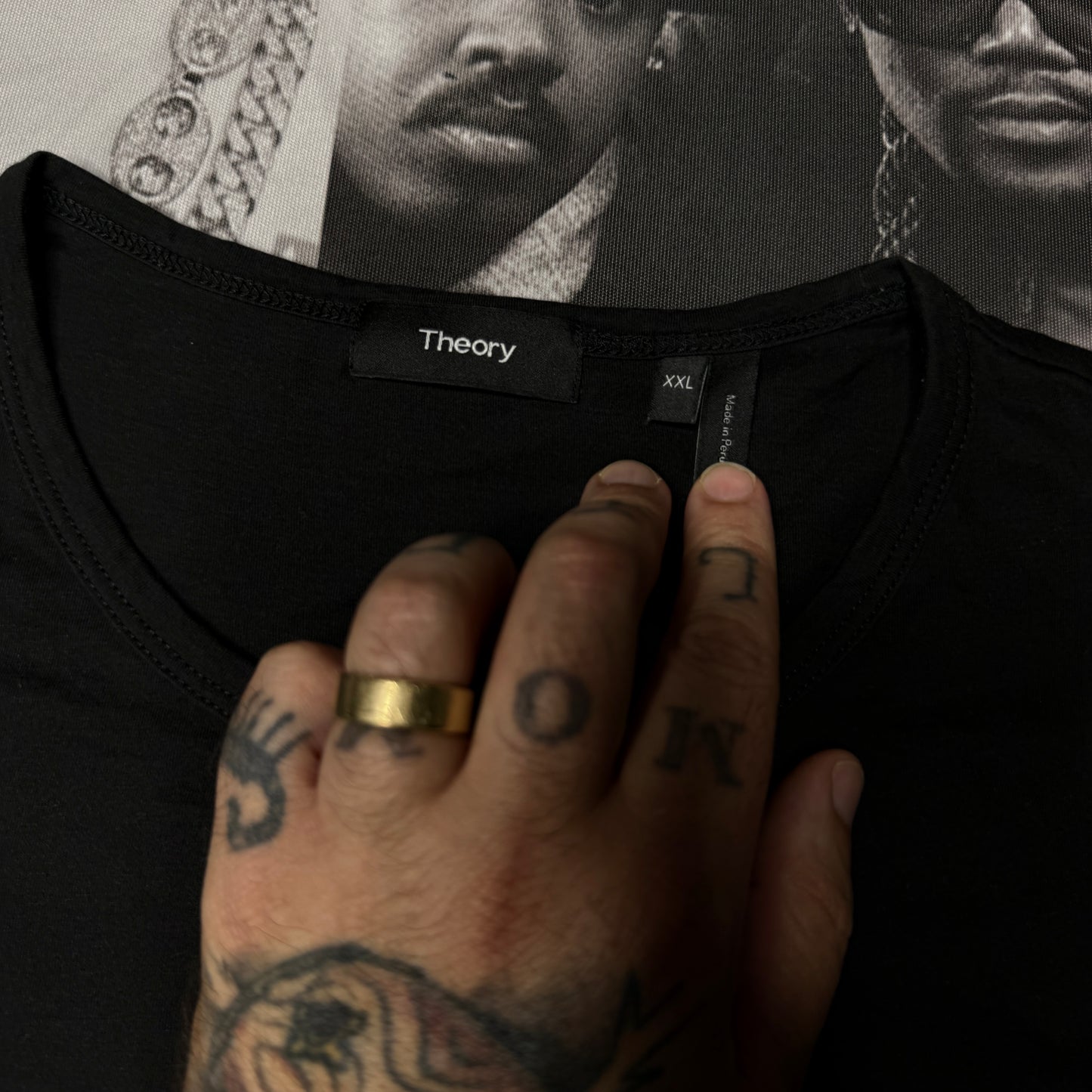 Theory Precise T-Shirt Black XXL