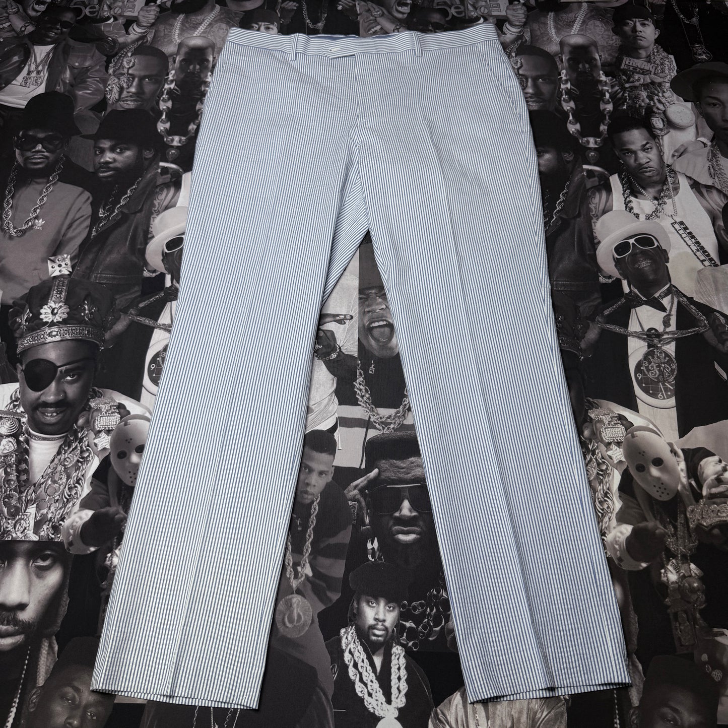 Tommy Hilfiger Modern Fit Seersucker Suit Pants 38x32
