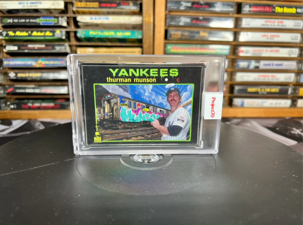 Topps Project 70 - 1971 Thurman Munson Card #81 by CES, AP Artist Proof 38/51