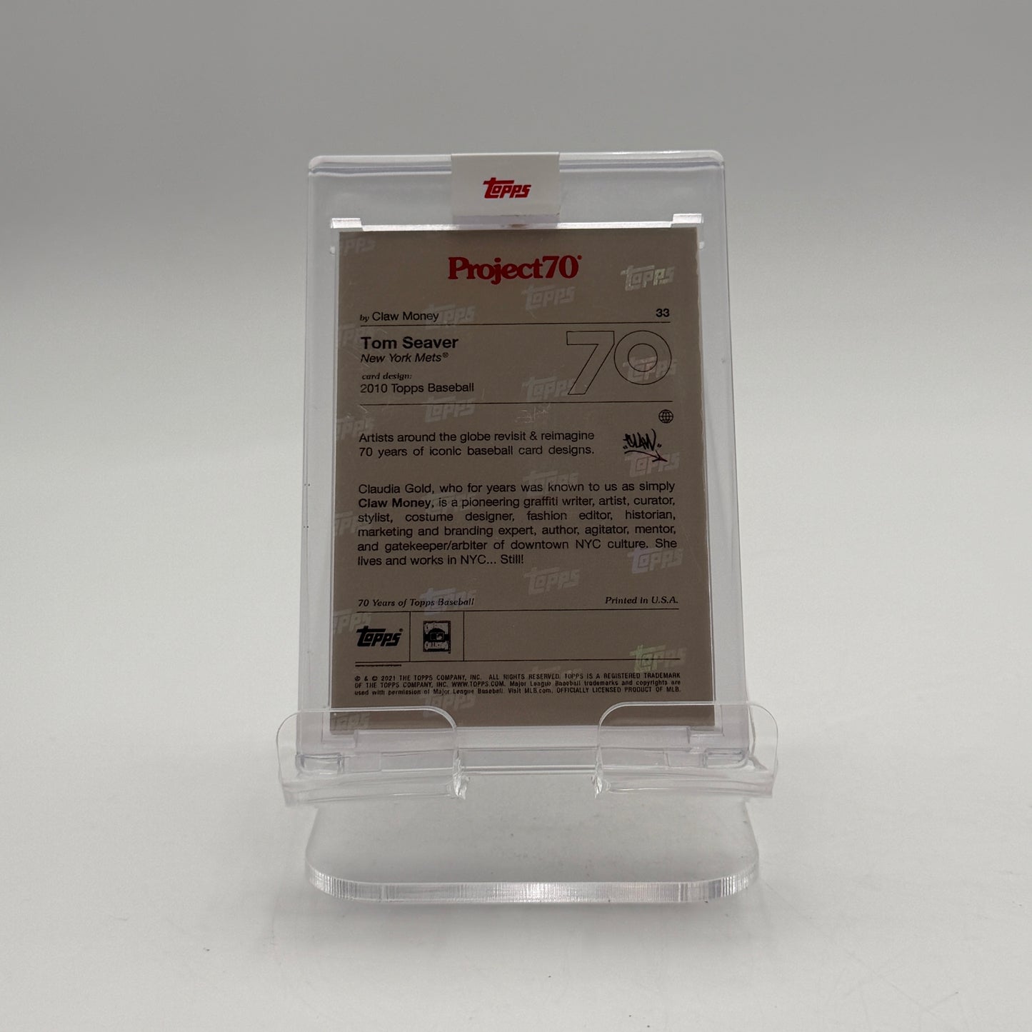 Topps Project70 2020 tom seaver