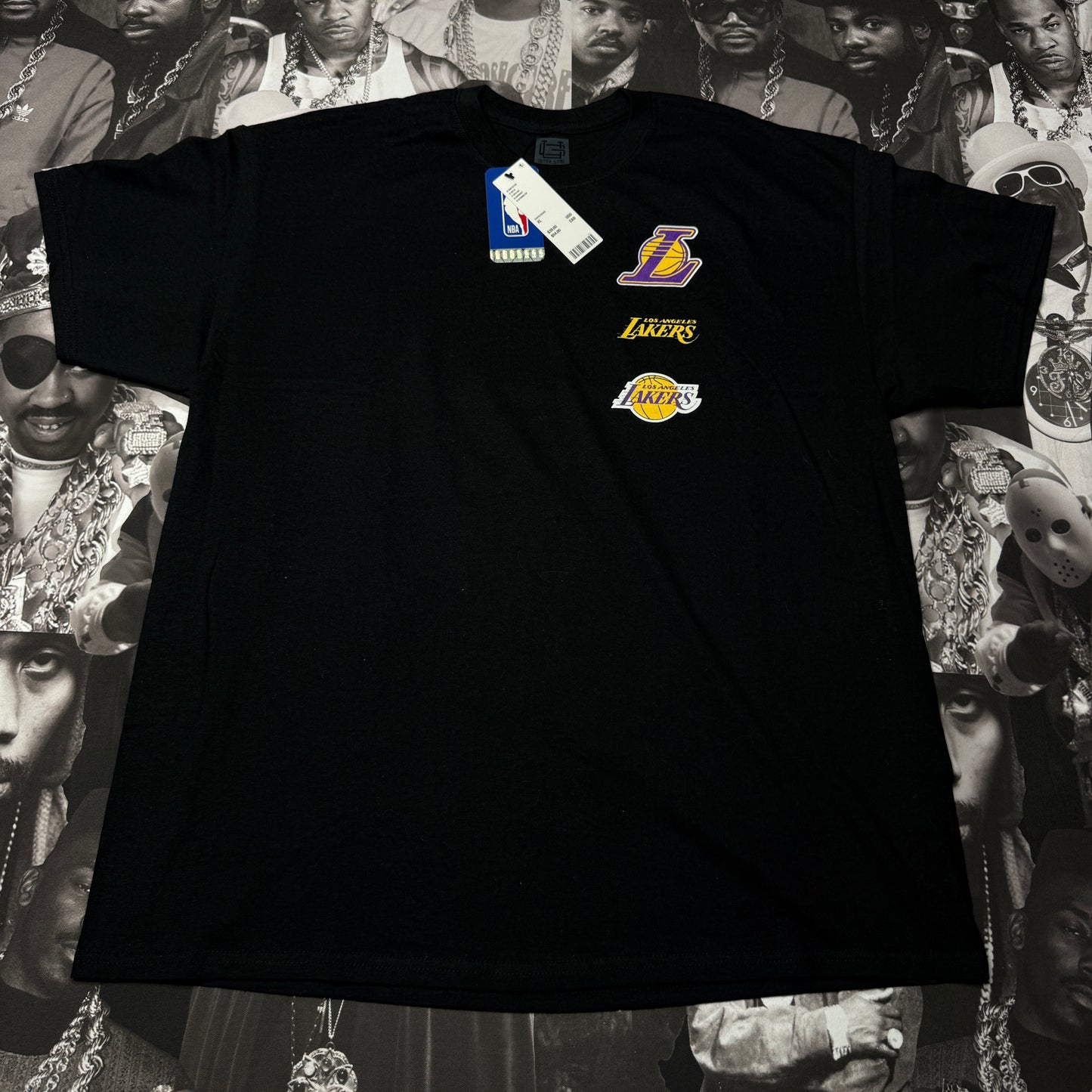 NWT ULTRA GAME Los Angeles Lakers Retro Tee XL