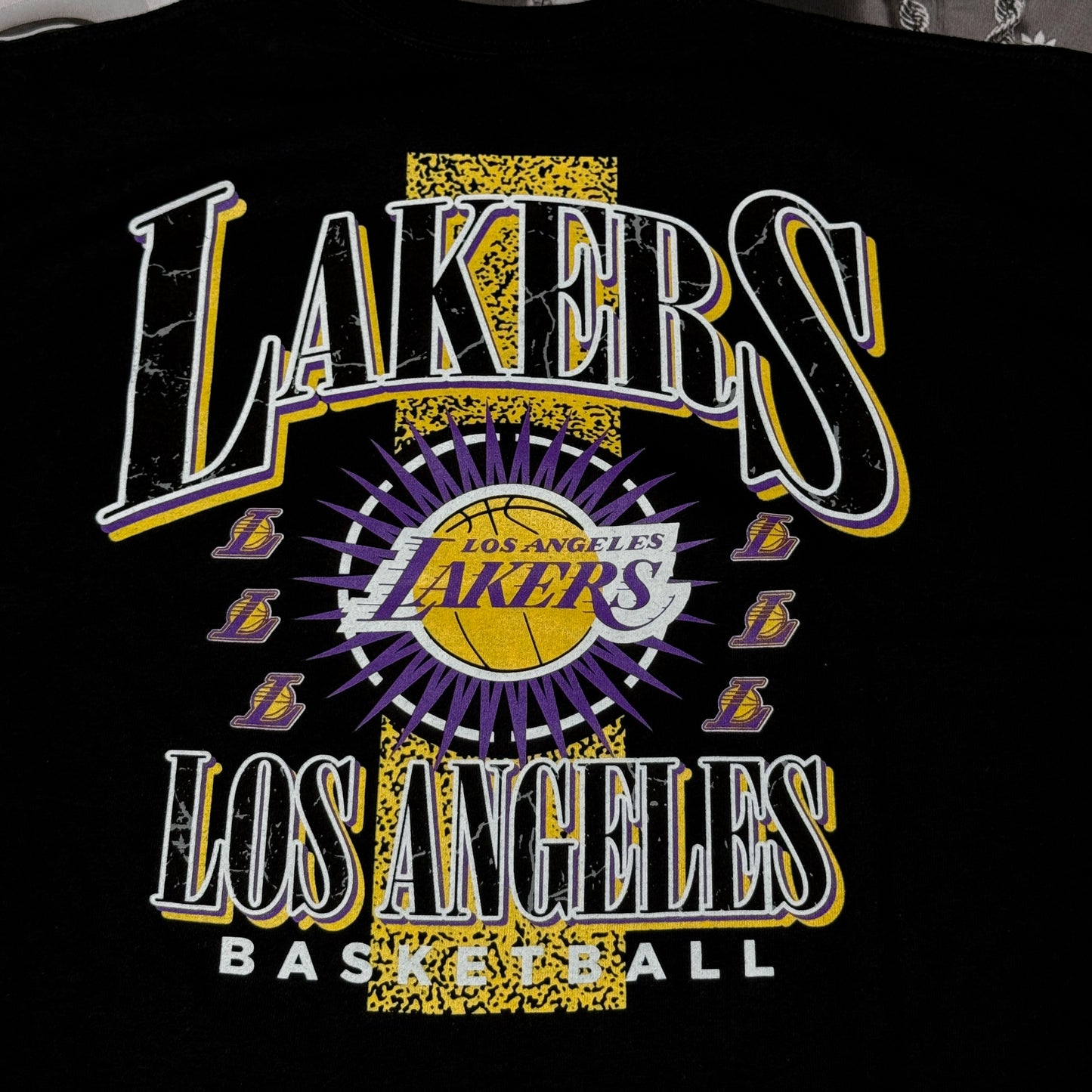 NWT ULTRA GAME Los Angeles Lakers Retro Tee XL