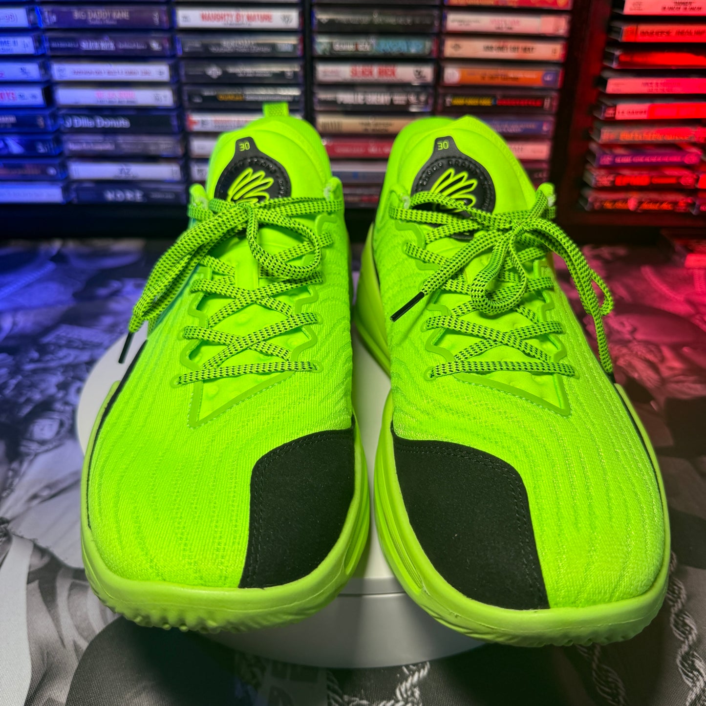 Under Armour Stephen Curry 12 Extraterrestrial Green Mens Basketball Shoes Size 12