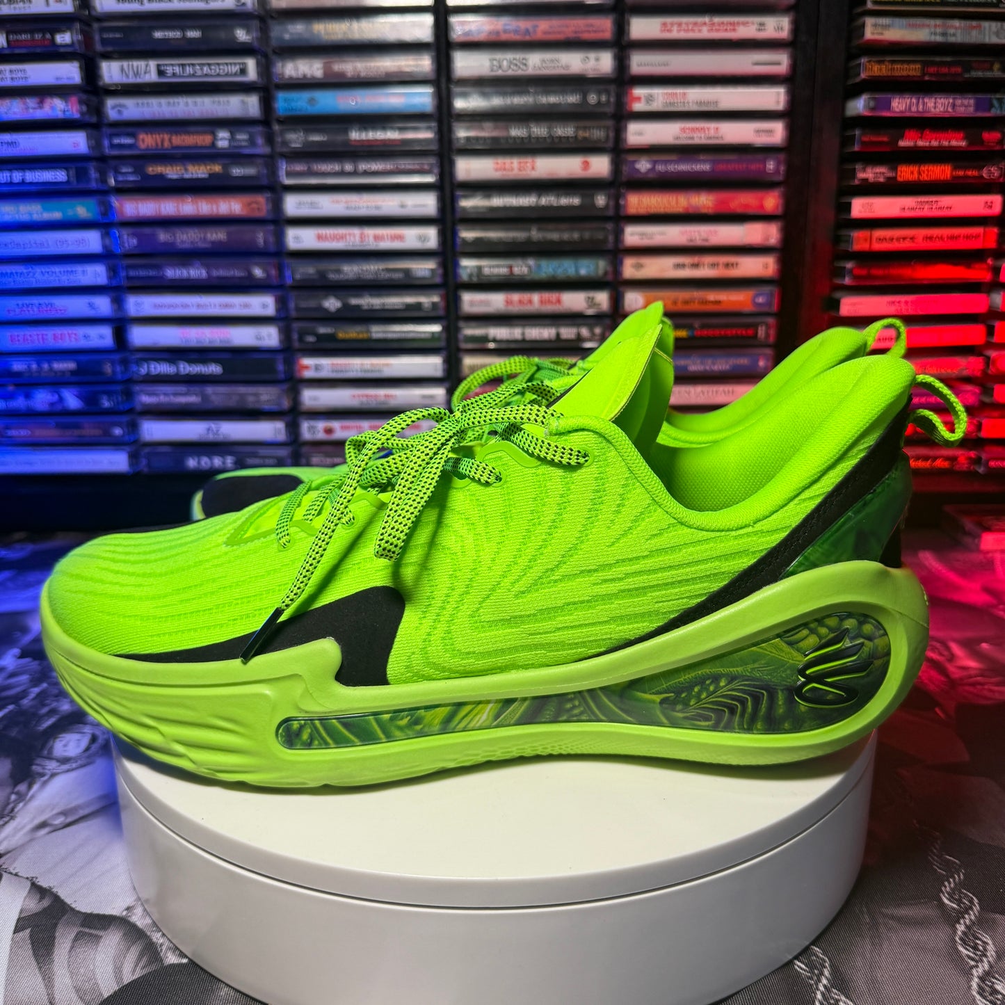Under Armour Stephen Curry 12 Extraterrestrial Green Mens Basketball Shoes Size 12