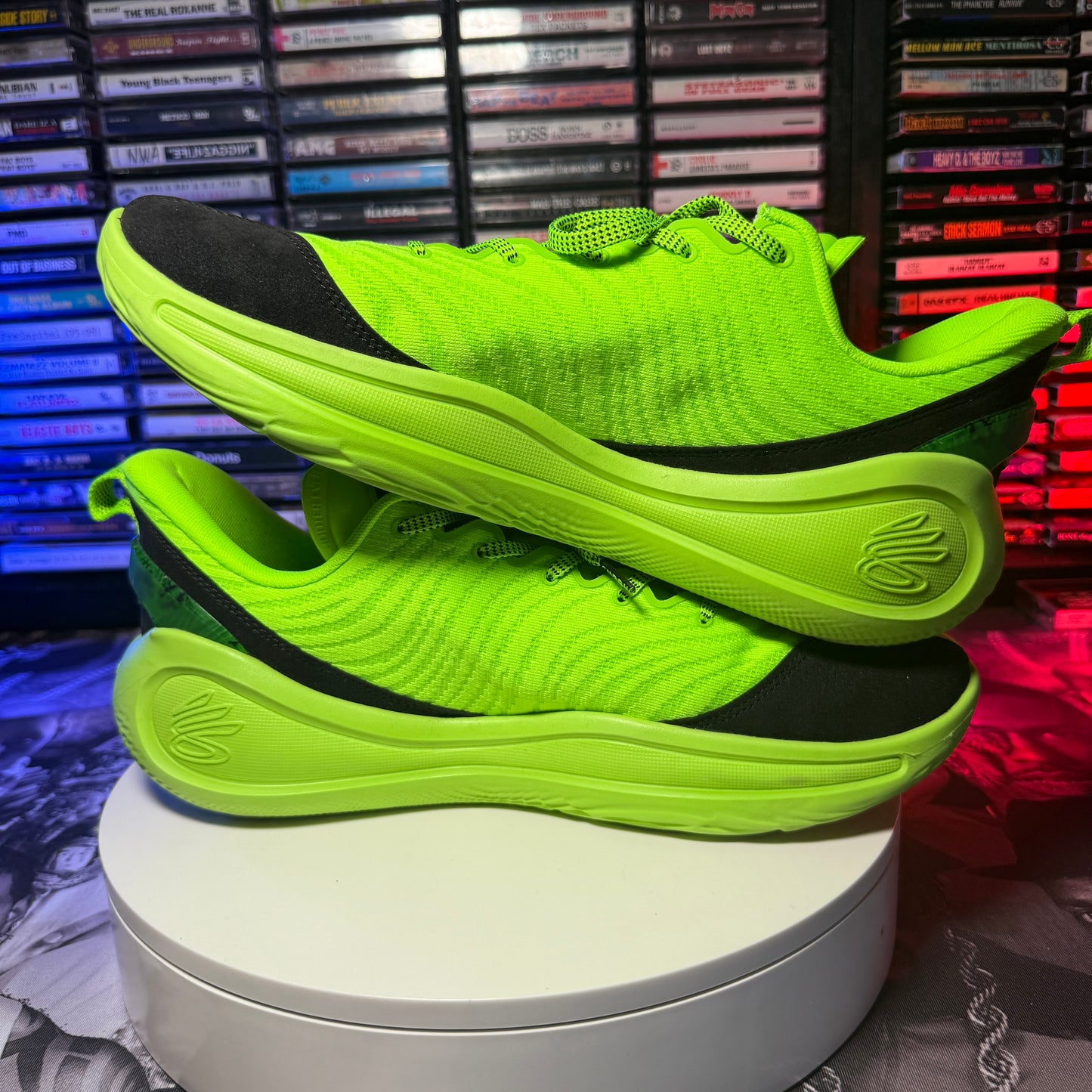 Under Armour Stephen Curry 12 Extraterrestrial Green Mens Basketball Shoes Size 12