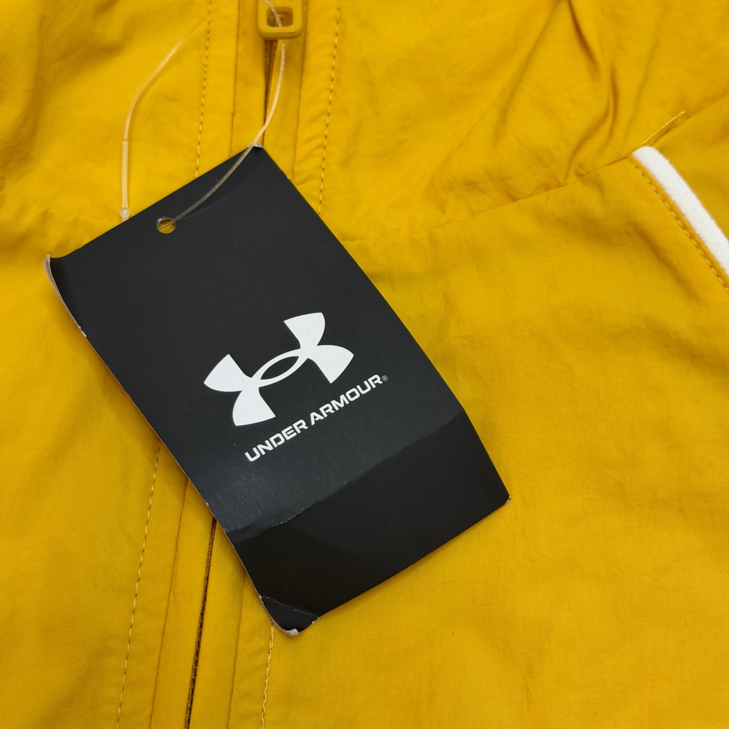 Under Armour UA Best Track Jacket Noble Gold White 773 Size Large