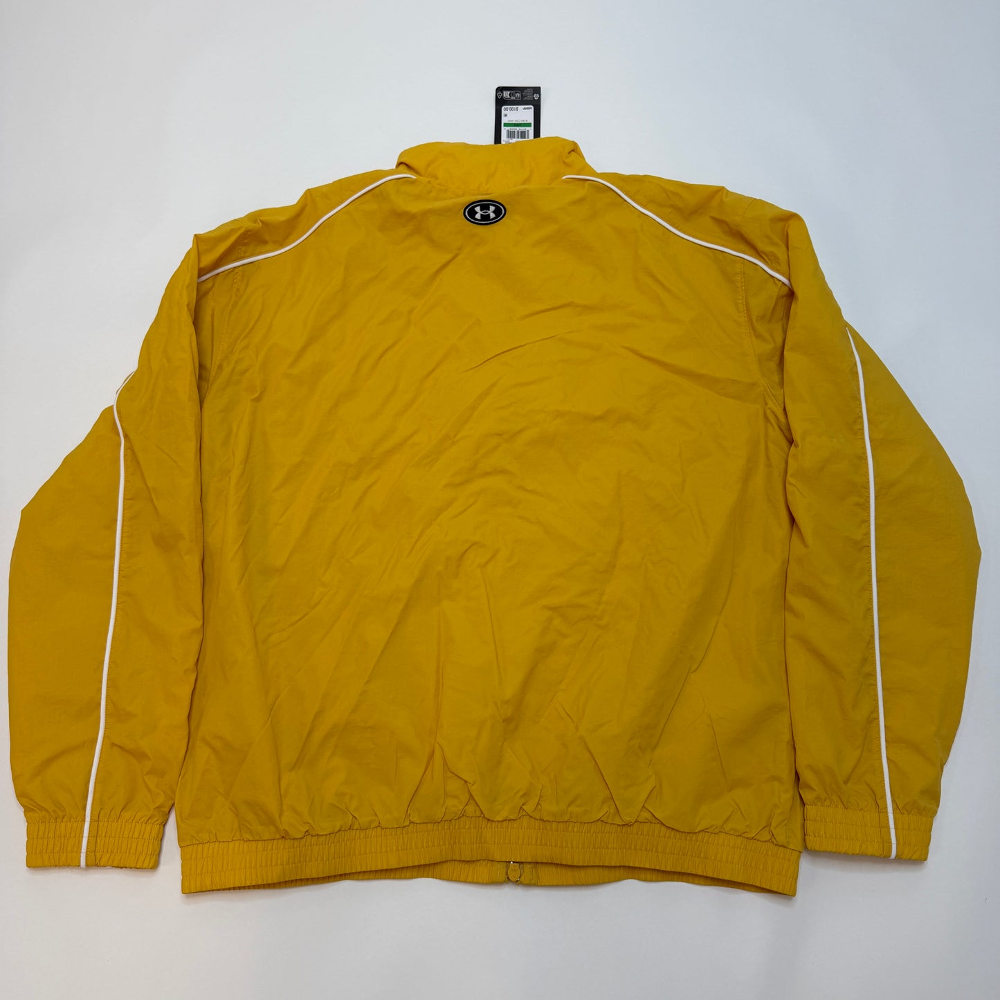 Under Armour UA Best Track Jacket Noble Gold White 773 Size Large
