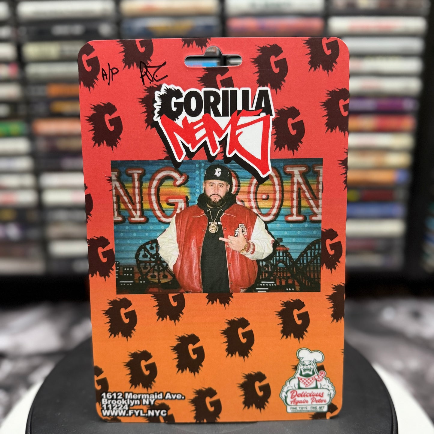 Unsigned Gorilla NEMS Action Figure Artist Proof by Delicious Again Peter