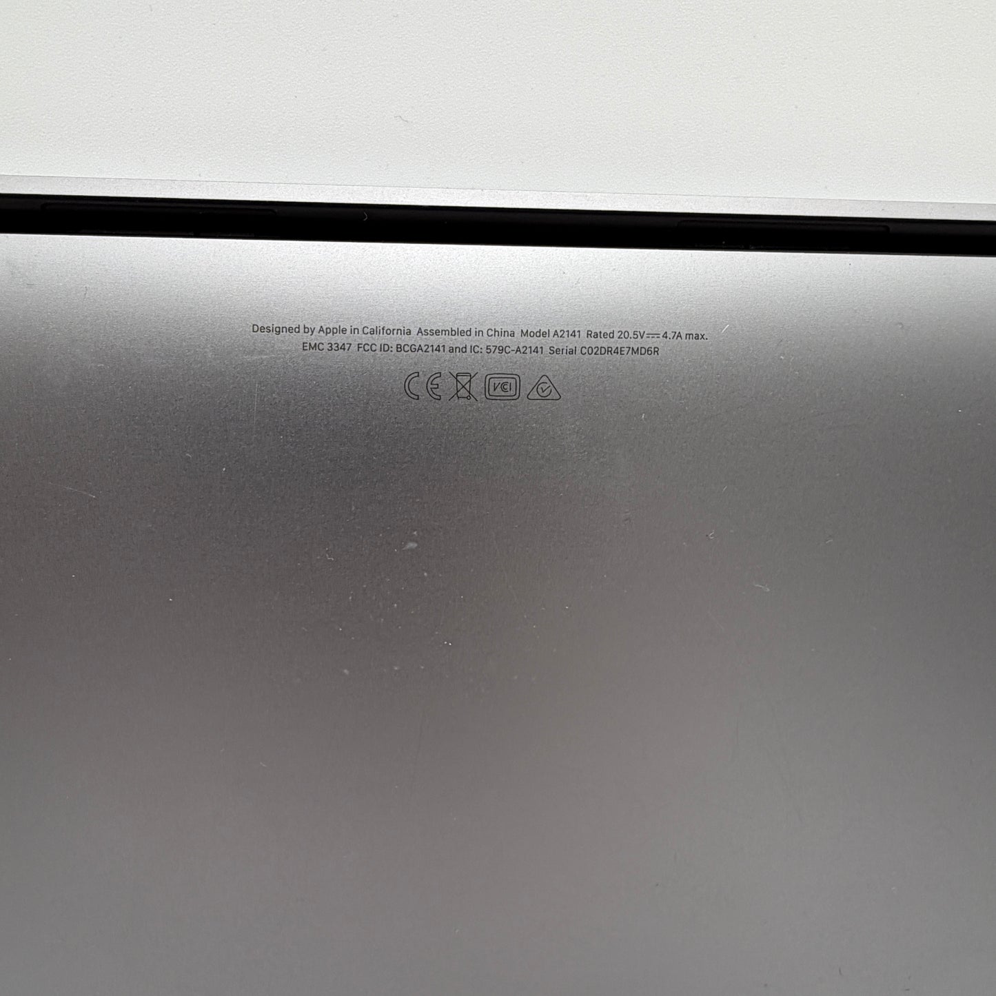 Used Apple MacBook Pro 16-inch 2019 Silver - Core i9, 32GB RAM, 512GB