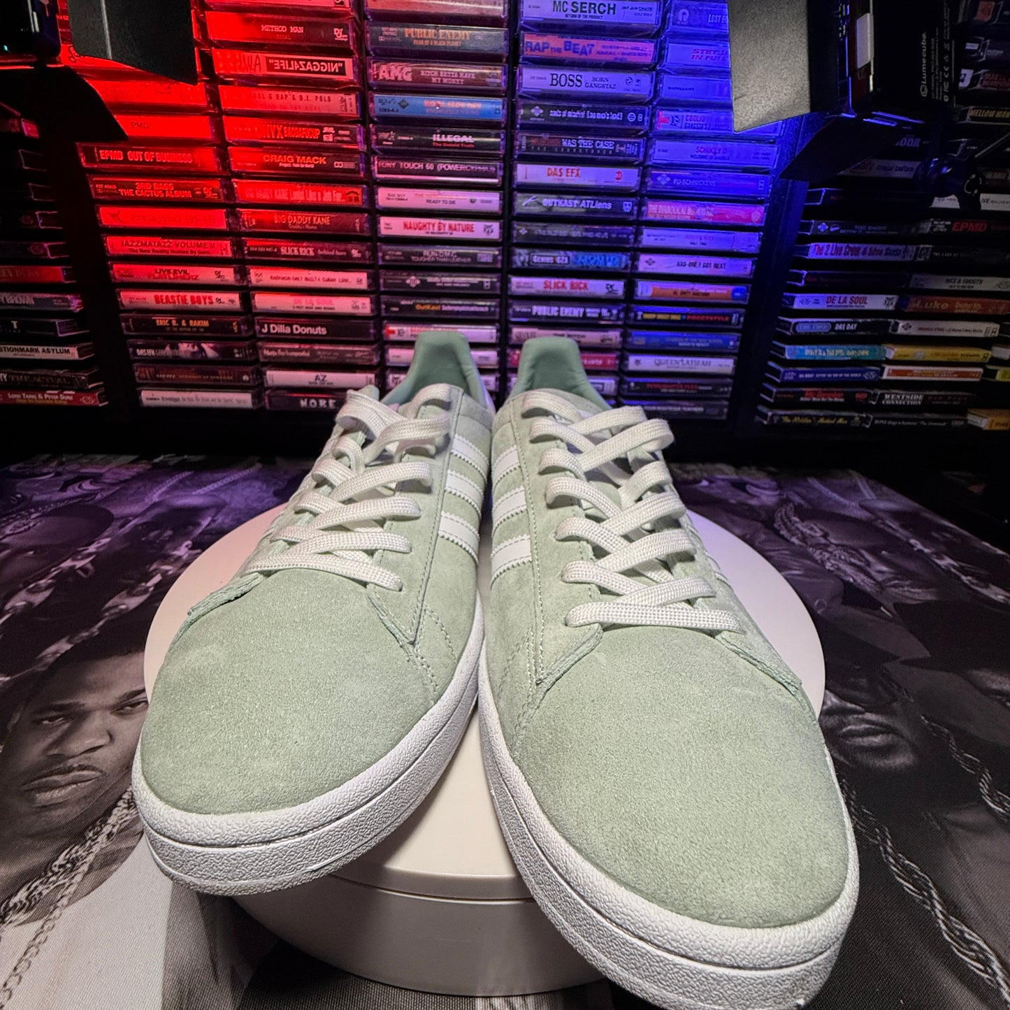 VNDS adidas Campus Ash Green/ White DB9082