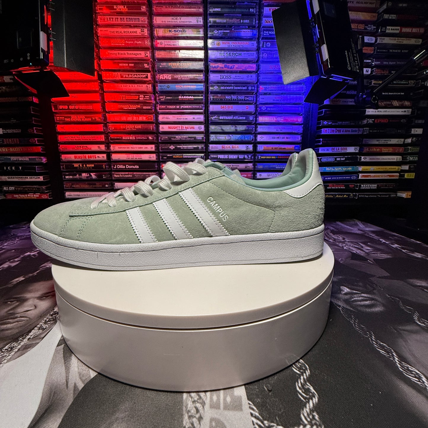 VNDS adidas Campus Ash Green/ White DB9082