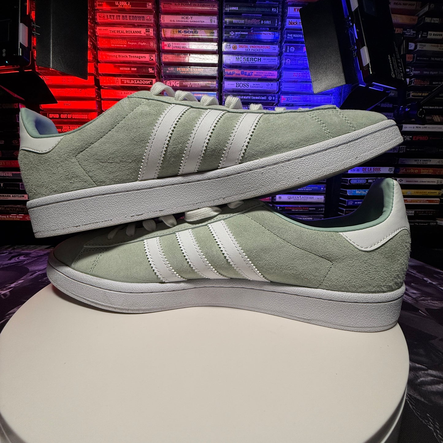 VNDS adidas Campus Ash Green/ White DB9082