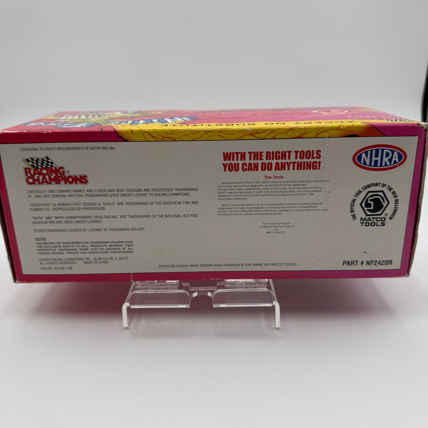 Action Racing Vintage 2000 NHRA Nitro Fish Funny Car Diecast 1:24 Scale
