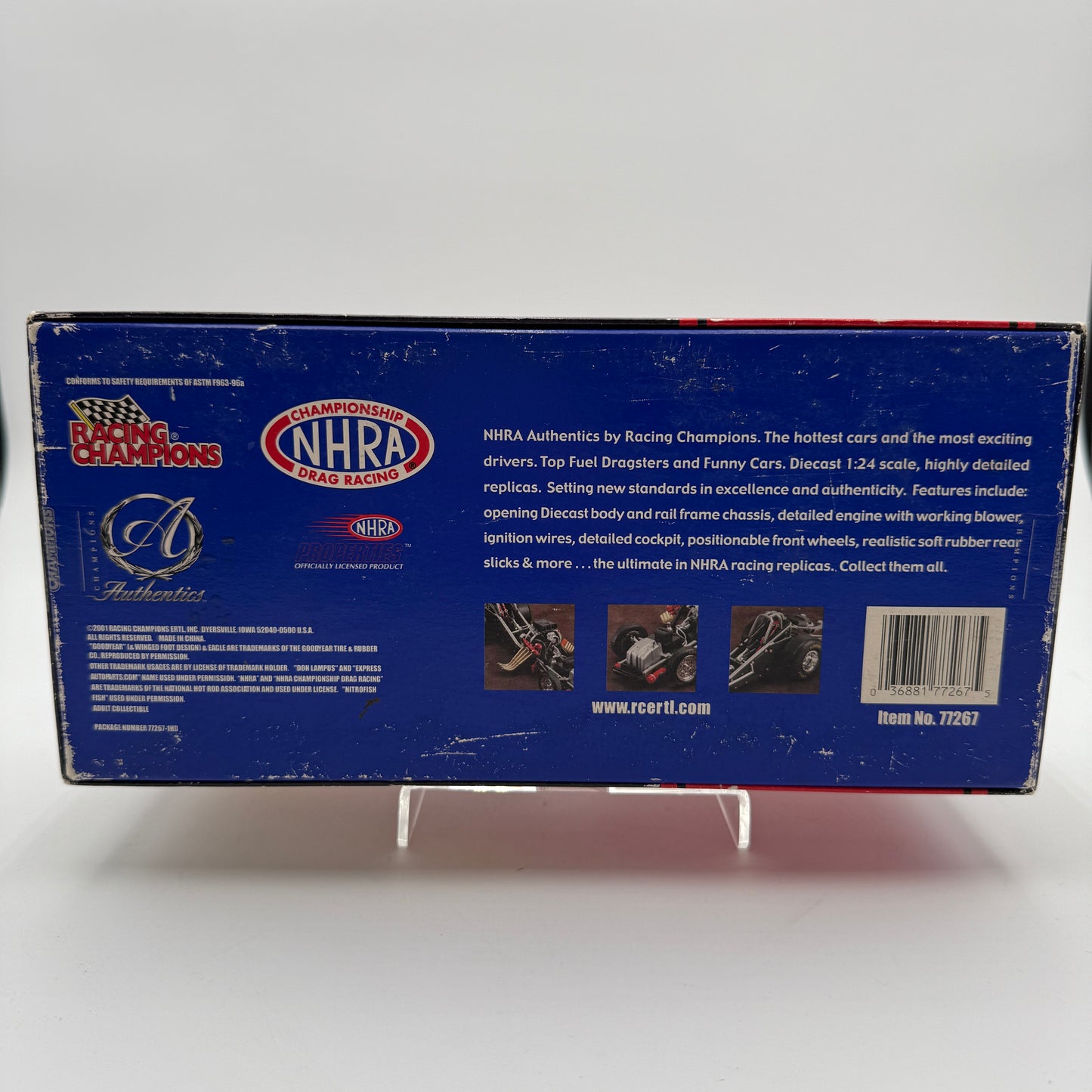 Vintage 2001 NHRA Nitro Fish Funny Car 1:24 Diecast Limited Edition