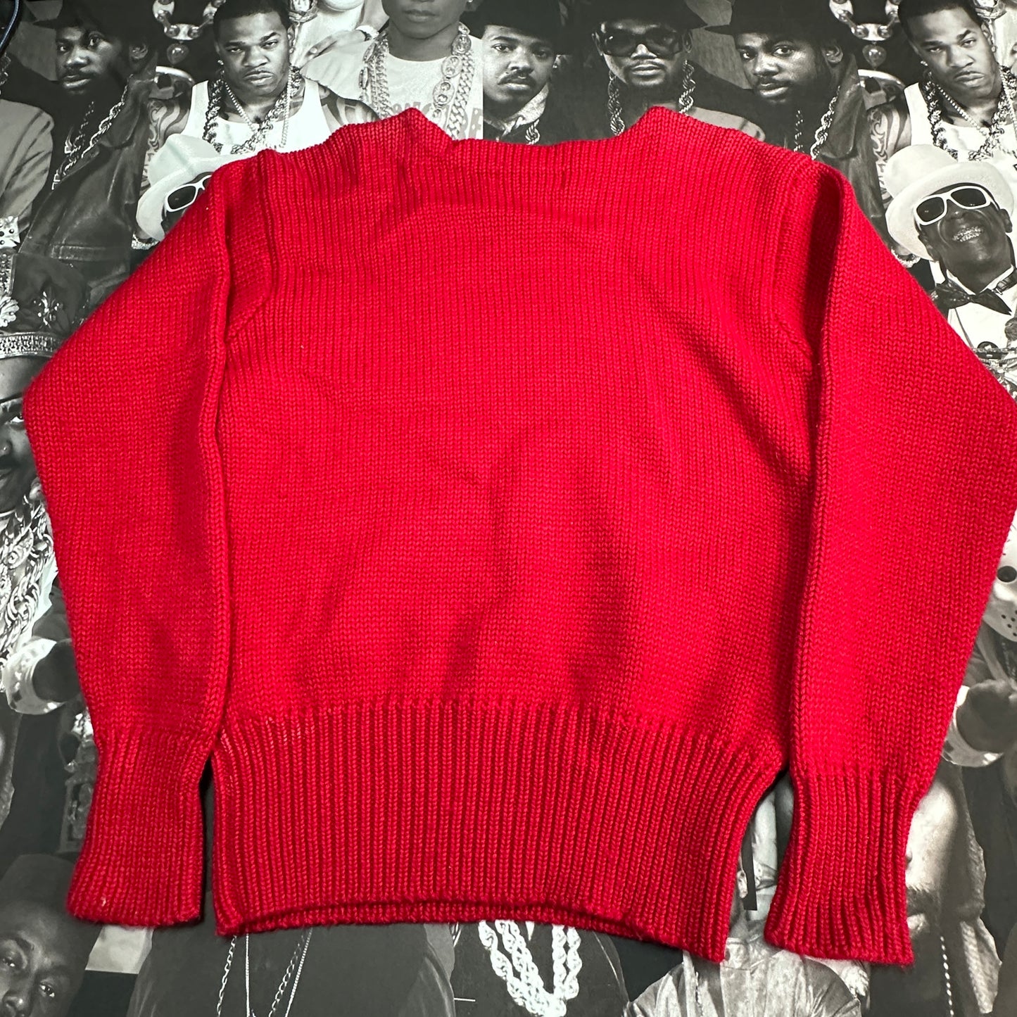 Vintage 80's Polo Ralph Lauren Knit Wool Sweater Size Small