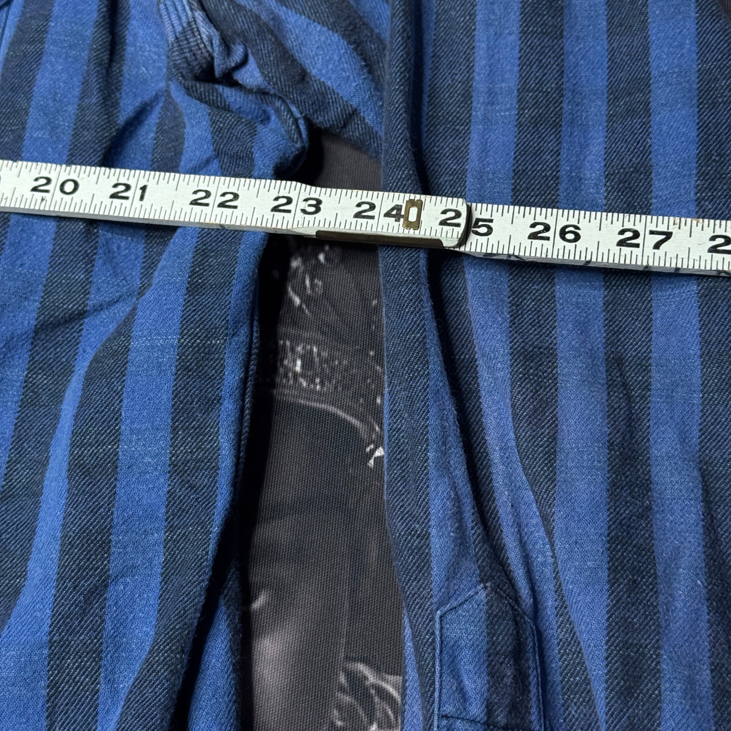 Vintage 90's Polo Ralph Lauren Double Pocket Striped Button Up Shirt XL