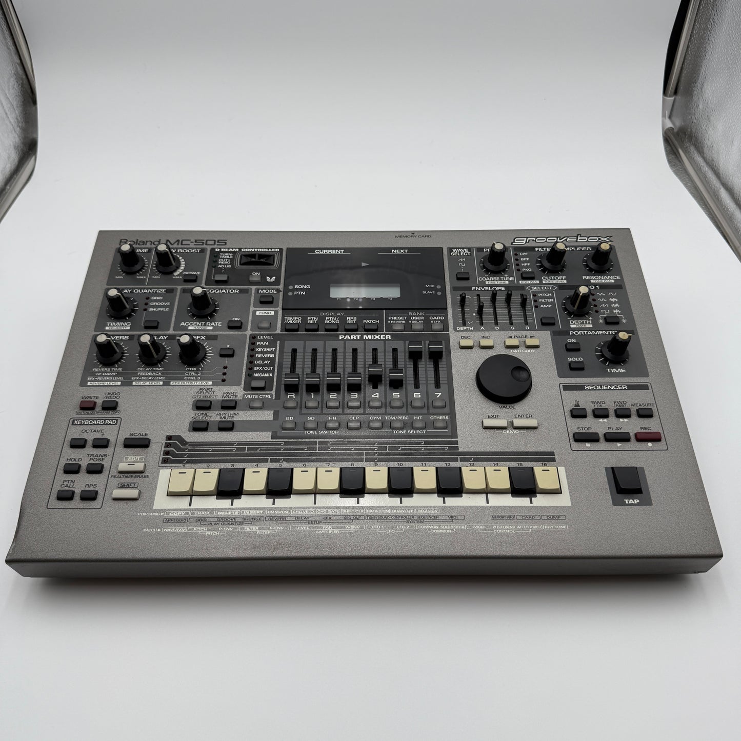 Vintage 90's Roland MC-505 Groovebox Drum Machine-Synthesizer - Sequencer- Used