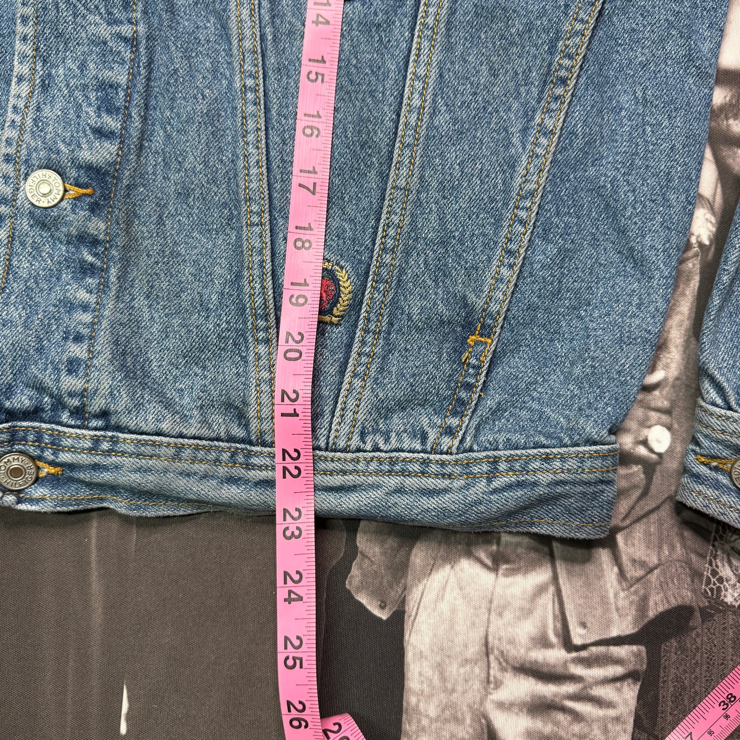 Vintage 90's Tommy Hilfiger Denim Jean Jacket Size Small