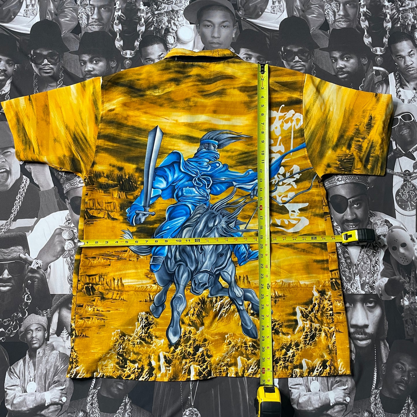 Vintage Trust Anime Fantasy OSCAR MISA Polyester Button Up Shirt