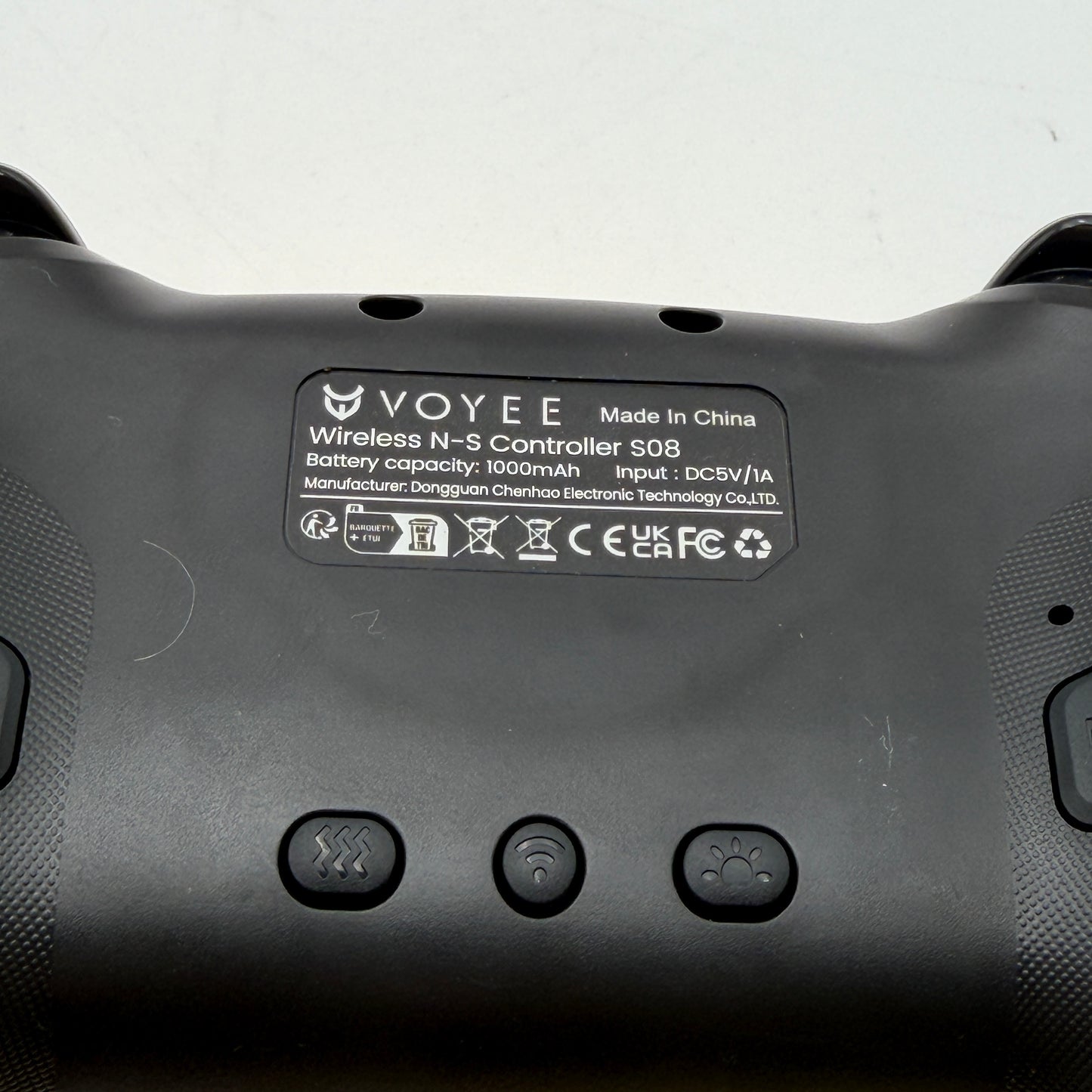 Voyee S08 Nintendo Switch Controller Black Used - A Condition