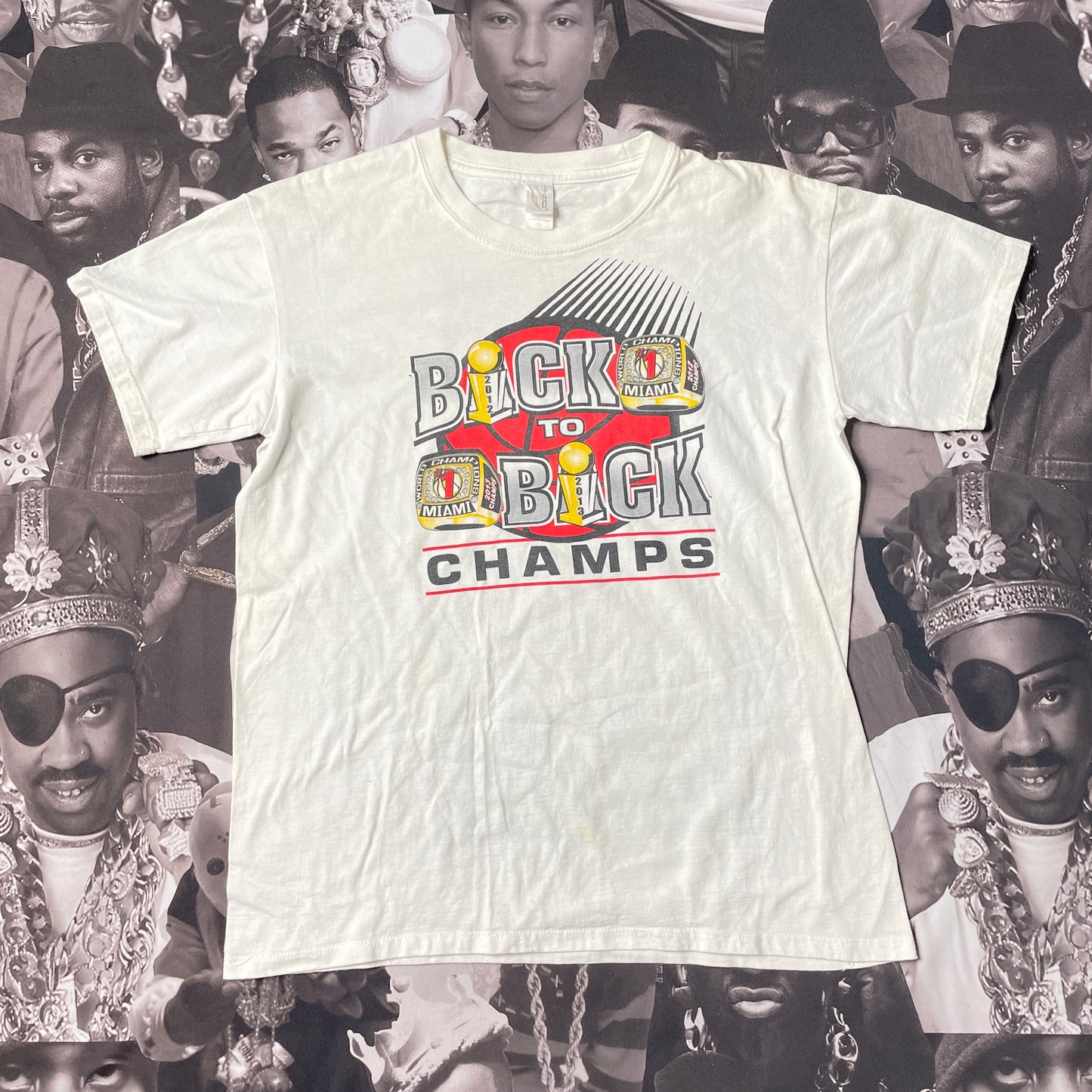 Women's 2012 Miami Heat Back to Back Champs Ring Tee Size XL