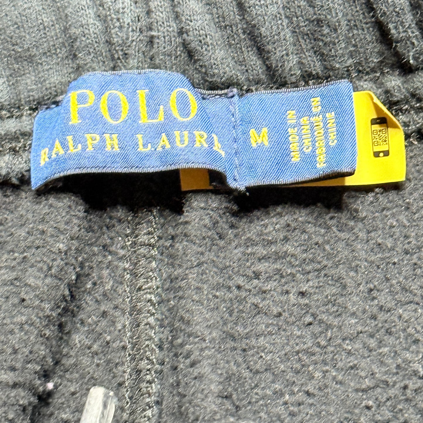 Women's Polo Ralph Lauren Tartan Plaid Fleece Sweatpants Black Size Medium
