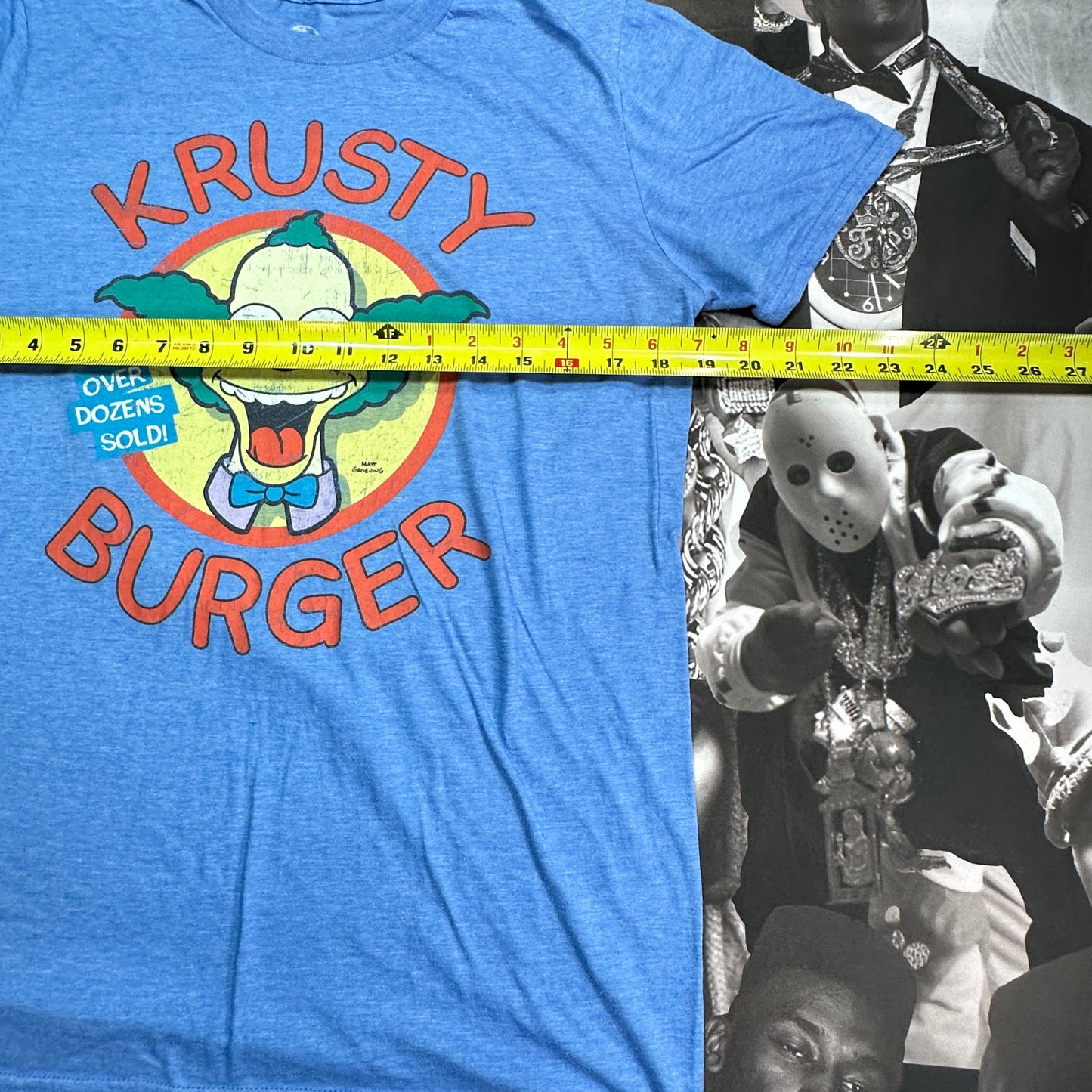 Women's Retro Krusty The Clown Krusty Burger Simpsons T SZ M