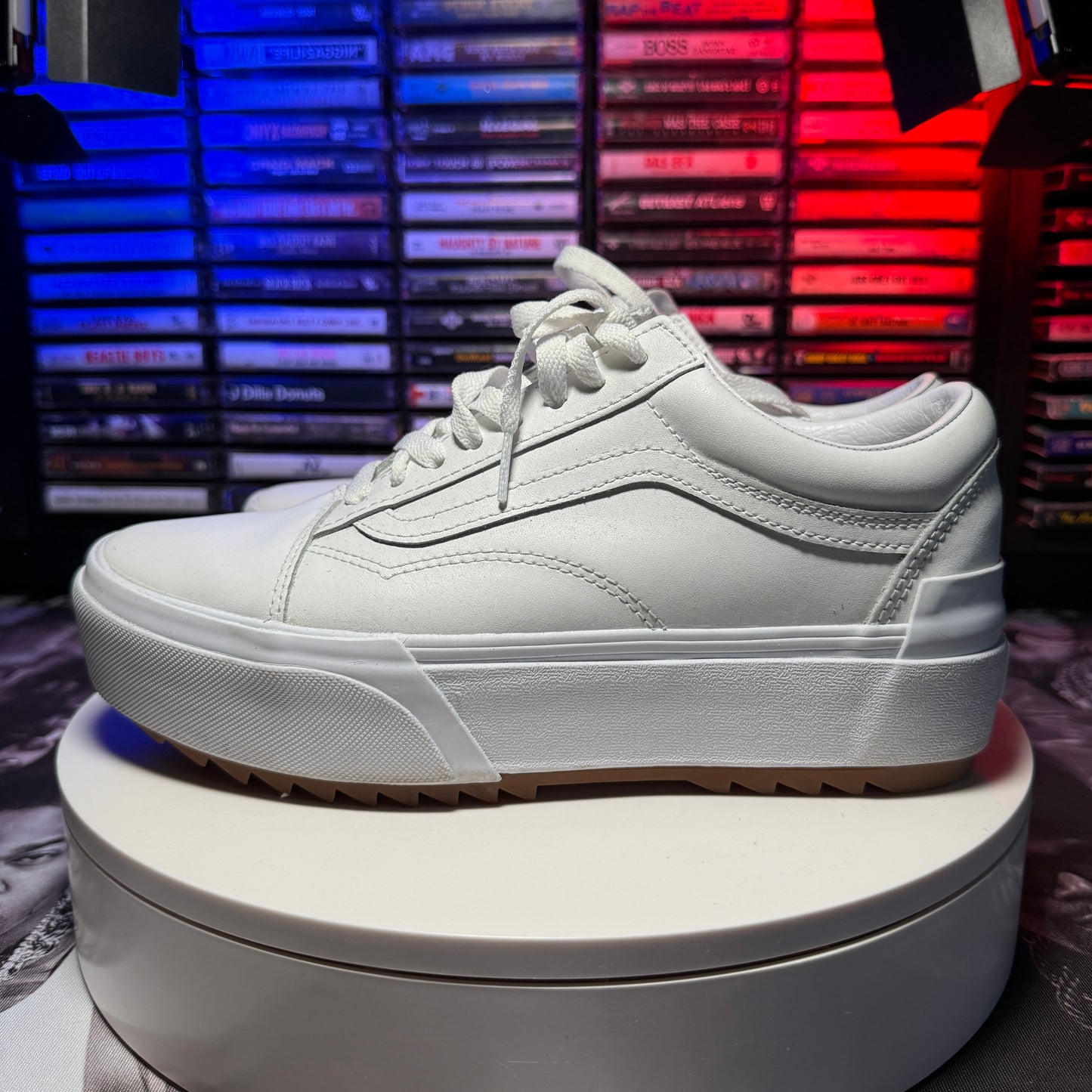 Women's Vans Canvas Old Skool Stacked Platform Sneakers SZ9.5