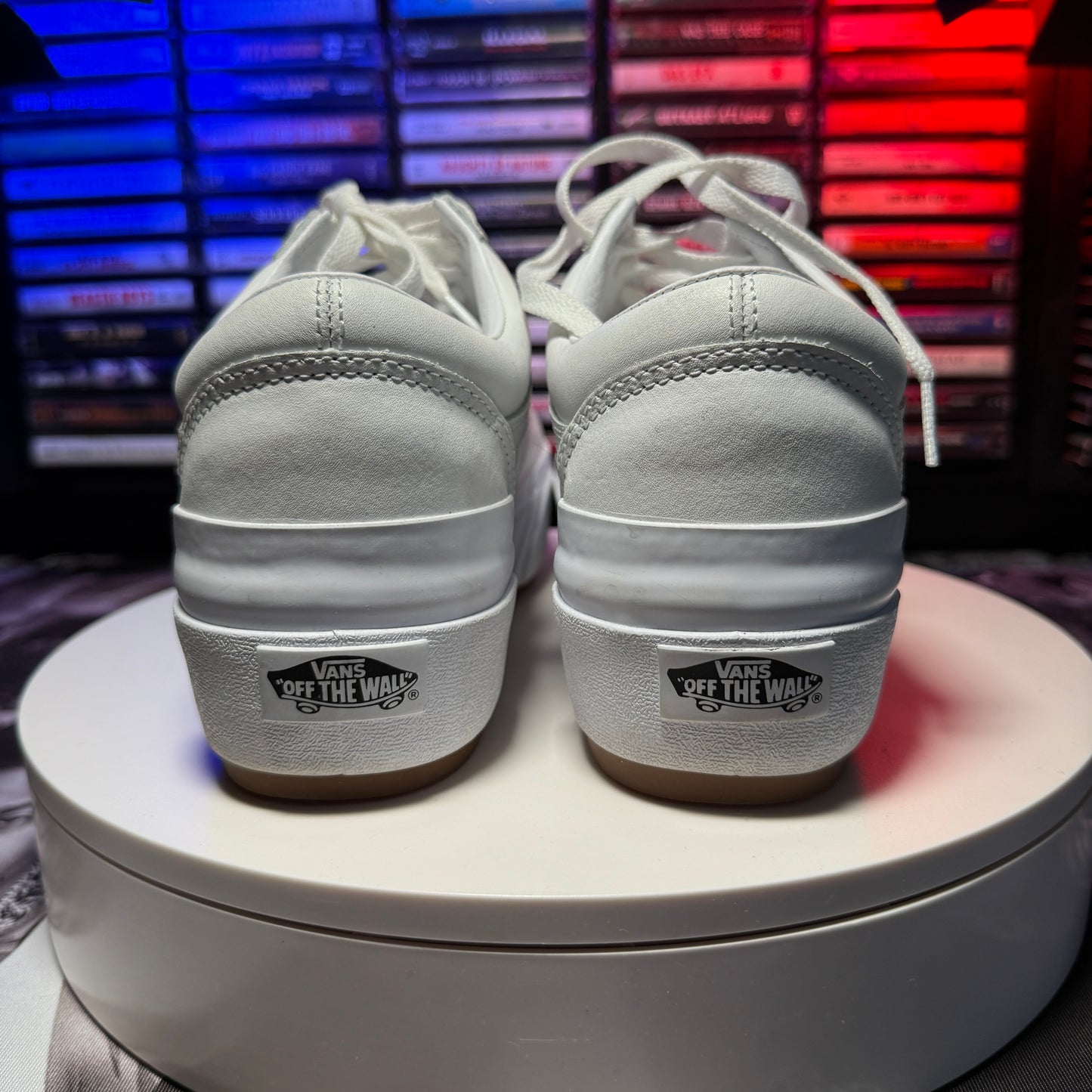 Women's Vans Canvas Old Skool Stacked Platform Sneakers SZ9.5