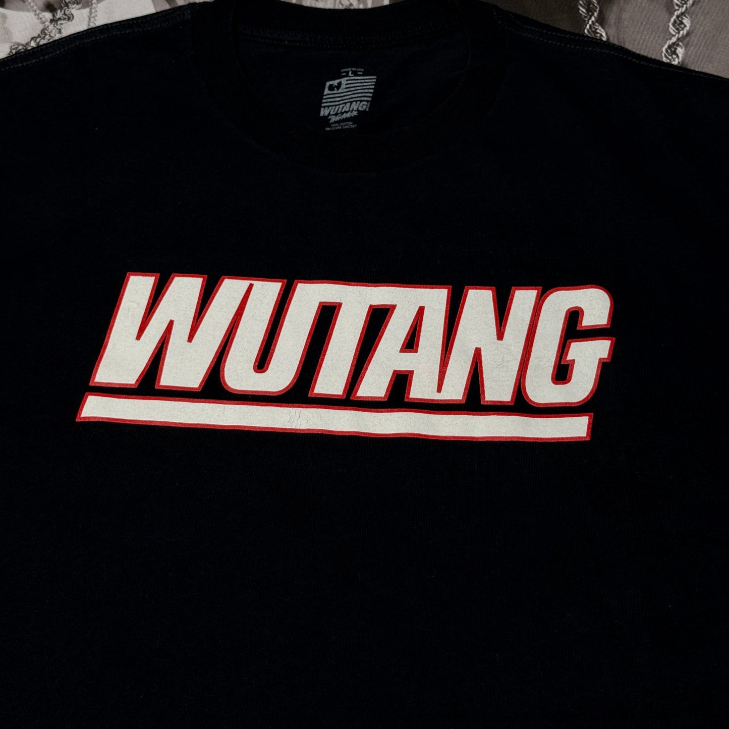 WuGear Wu-tang Giants Rap Tee Navy Large