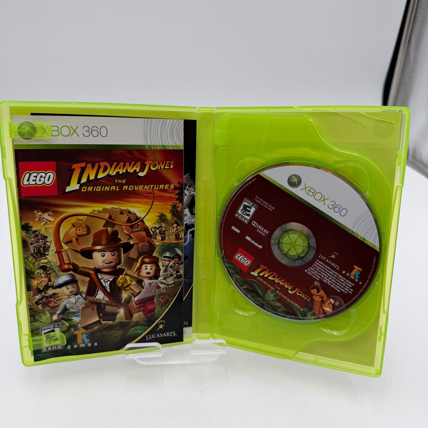 Xbox 360 LEGO Indiana Jones and Kung Fu Panda Combo Game With Box